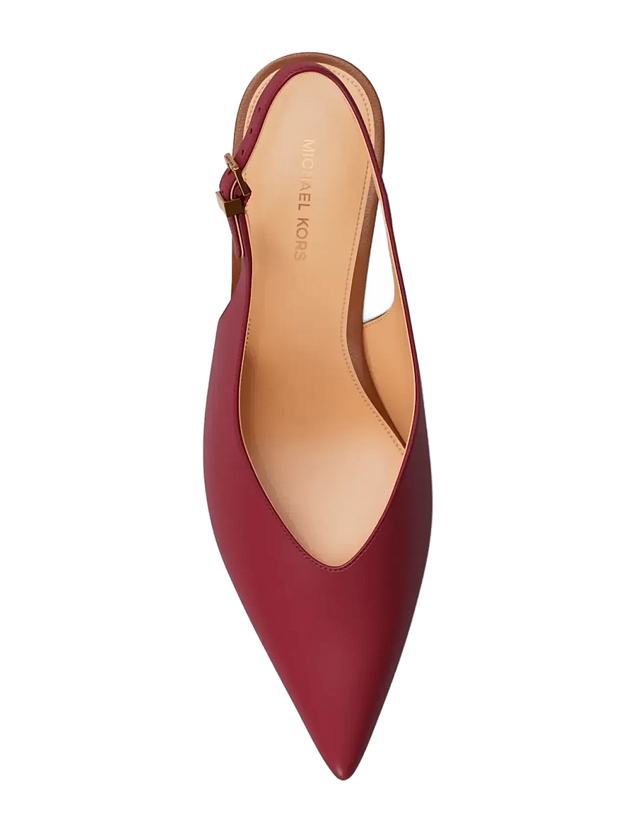 Michael Kors - TONYA KITTEN PUMP - slingbacks mit absatz - deep red - 3