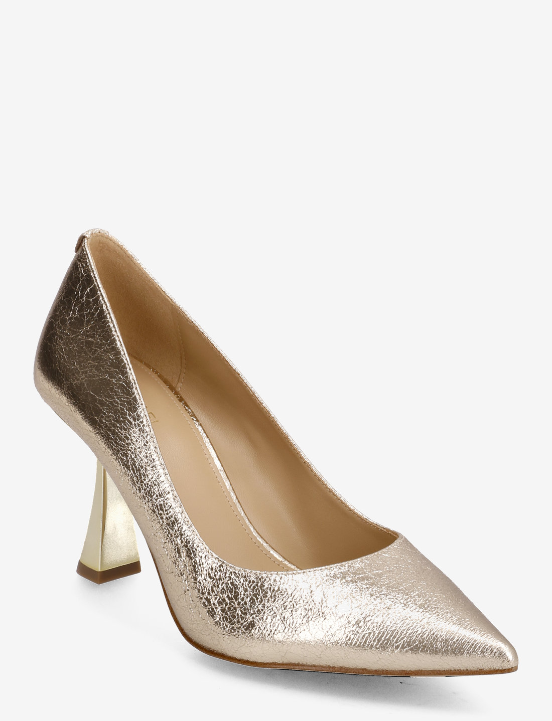 Micheal kors 2025 gold heels