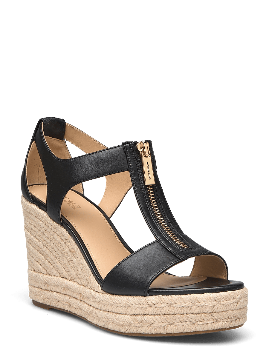 Michael Kors - BERKLEY MID WEDGE - talons compensés - black - 0