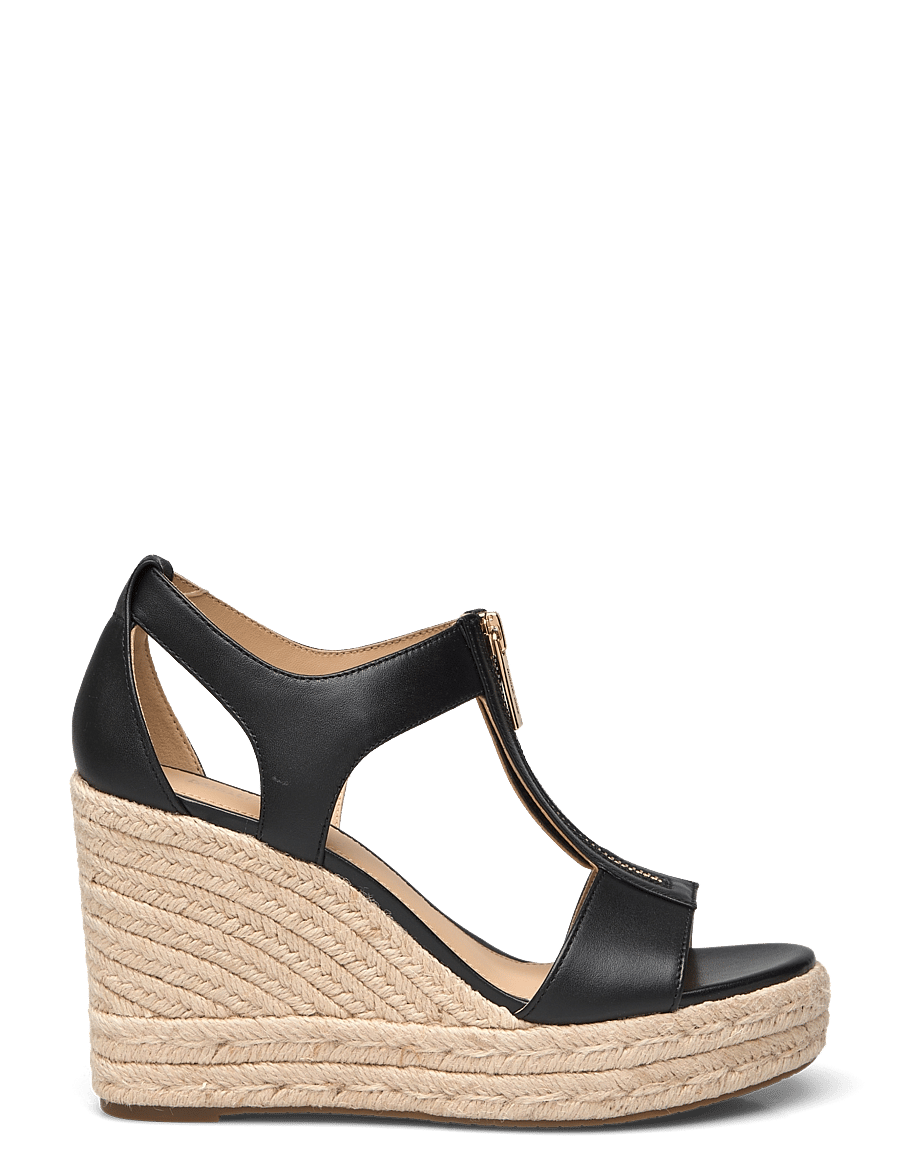 Michael Kors - BERKLEY MID WEDGE - talons compensés - black - 1
