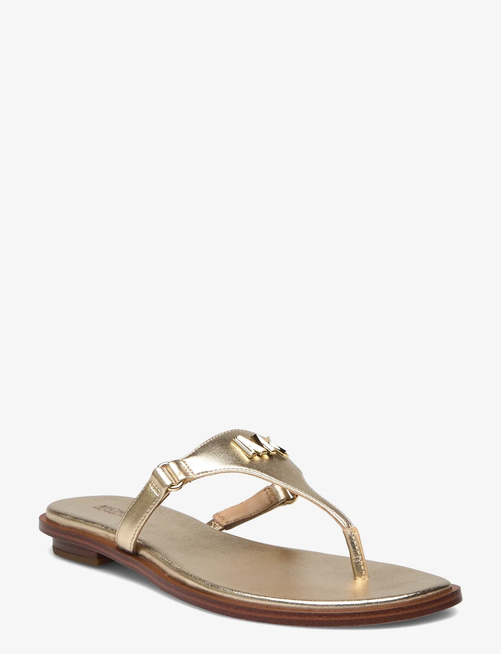 Michael kors gold thong sandals discount