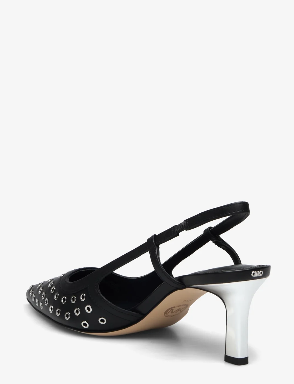 Michael Kors - ALORA MID SLING - slingbacks mit absatz - black - 2