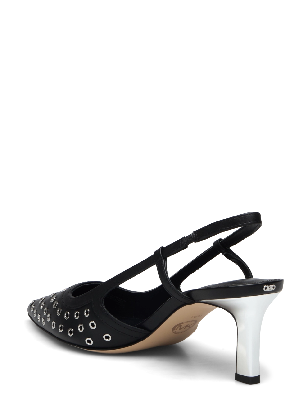 Michael Kors - ALORA MID SLING - slingbacks med hæle - black - 2