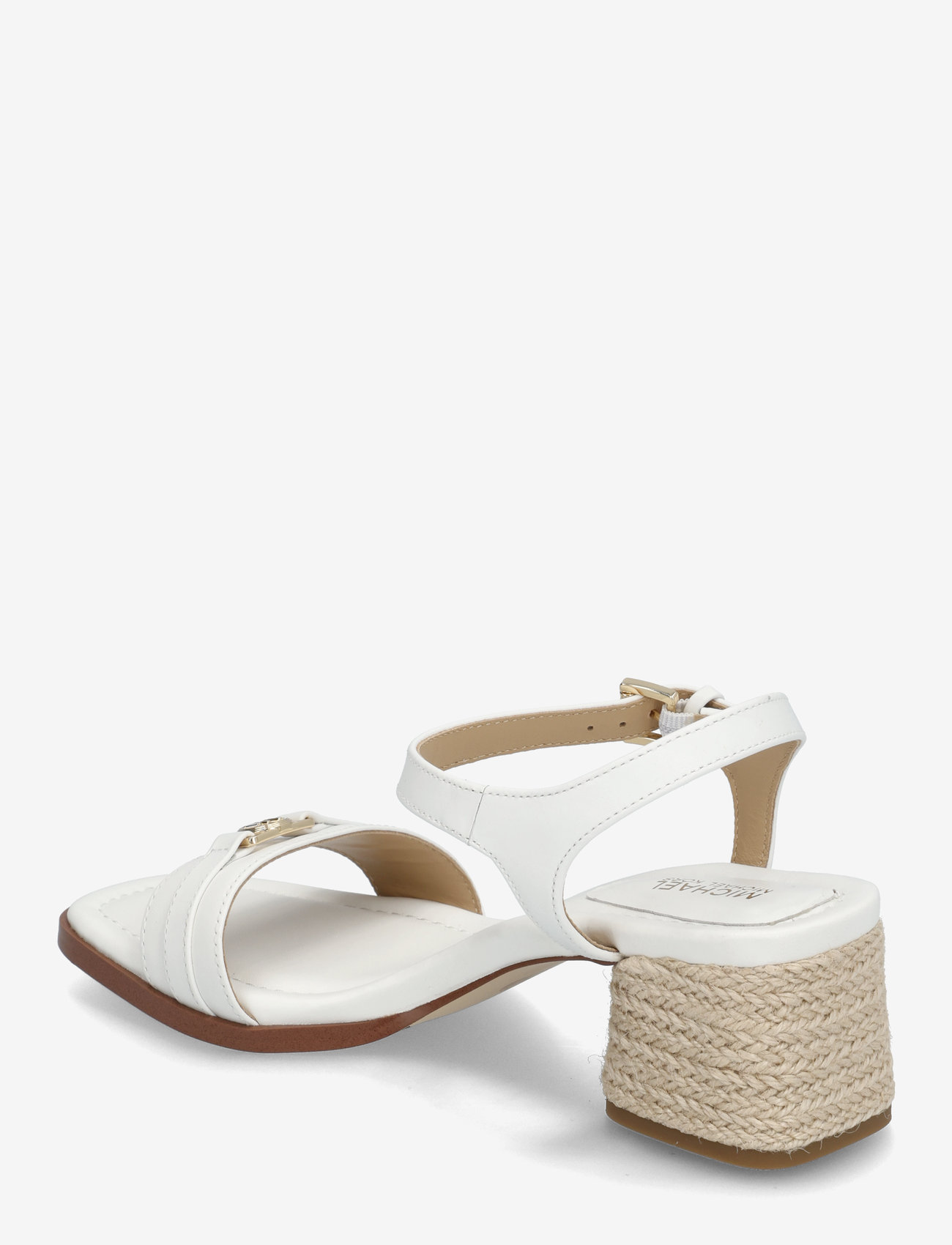 Michael Kors - MANDY MID SANDAL - konfirmationstøj - optic white - 2