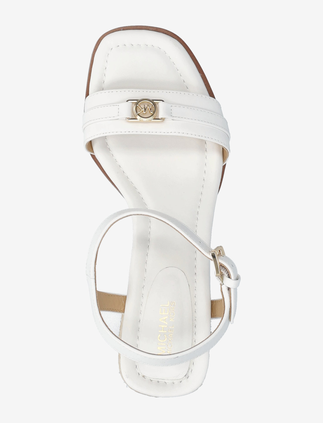 Michael Kors - MANDY MID SANDAL - konfirmationstøj - optic white - 3