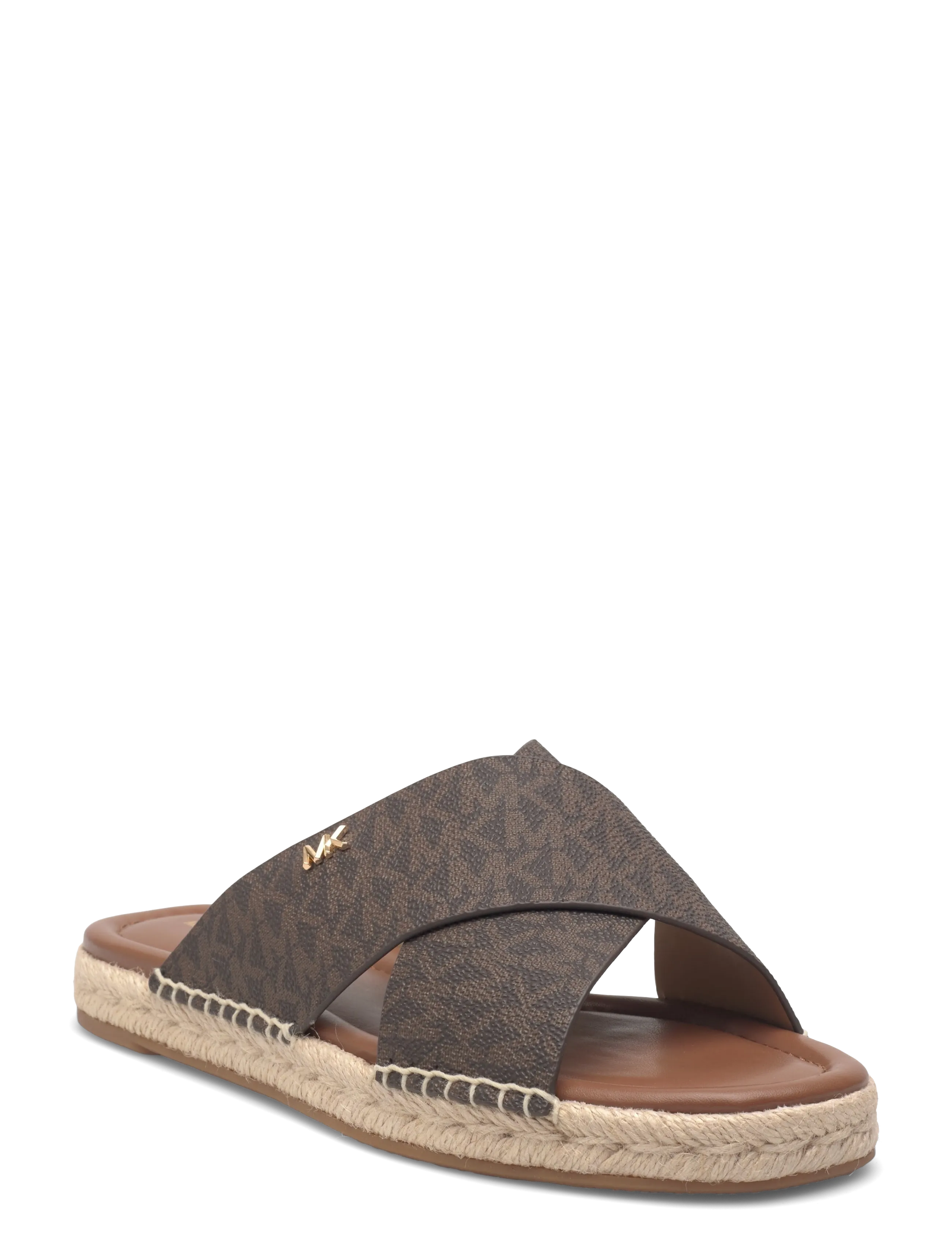Michael Kors KENZIE SANDAL - Espadrilles - BROWN / brown