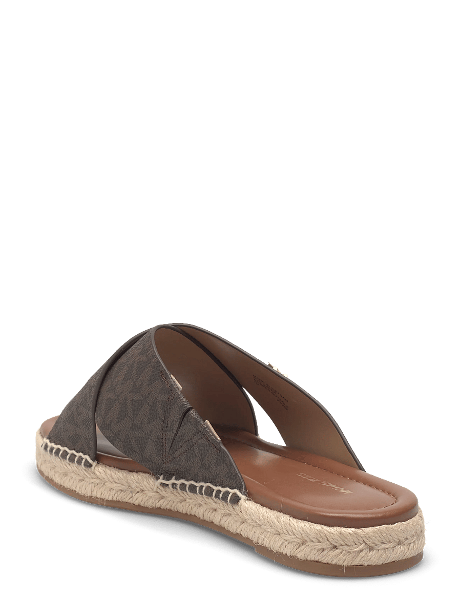 Michael Kors - KENZIE SANDAL - flache sandalen - brown - 2