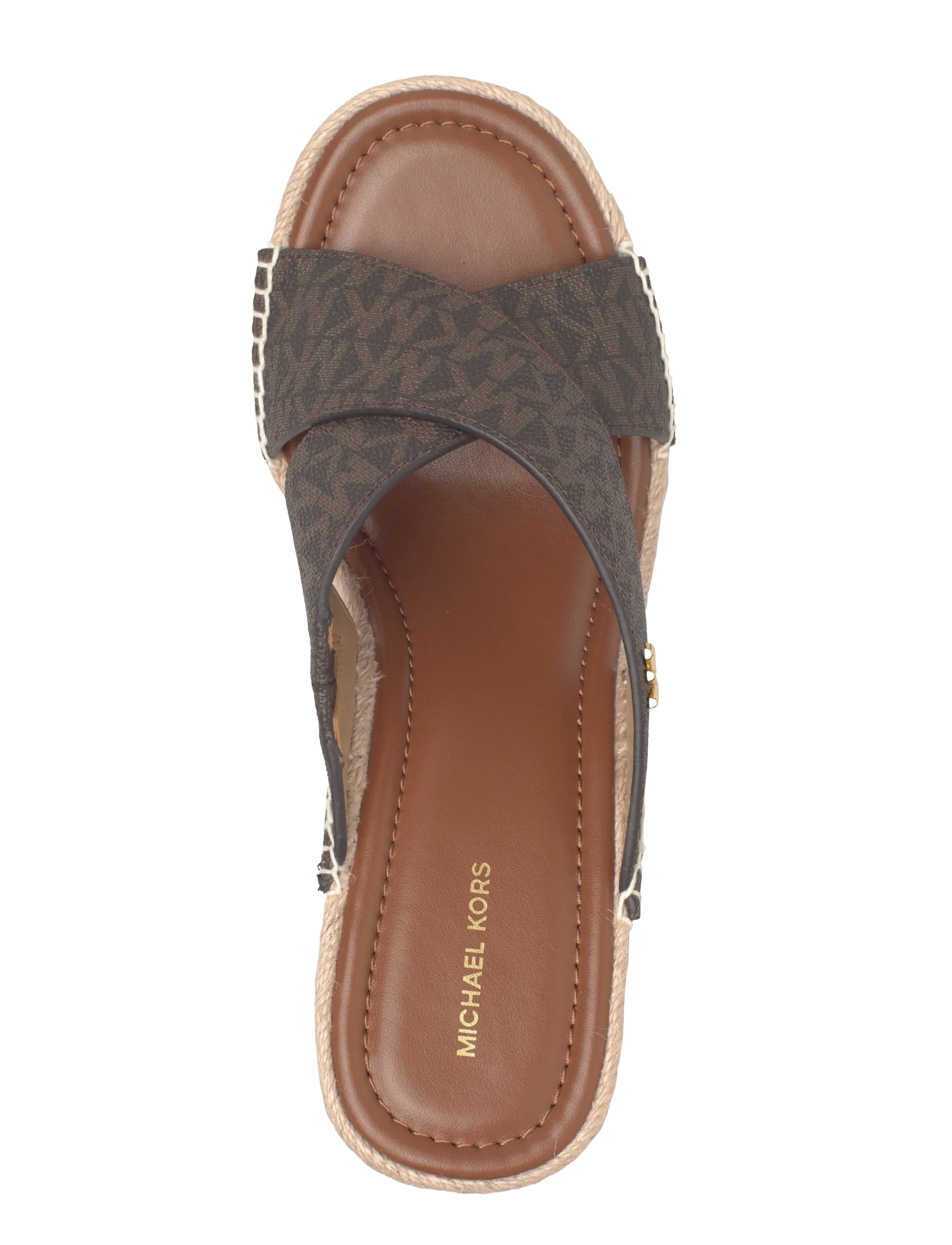 Michael Kors - WEDGE - højhælede espadrillos - brown - 3