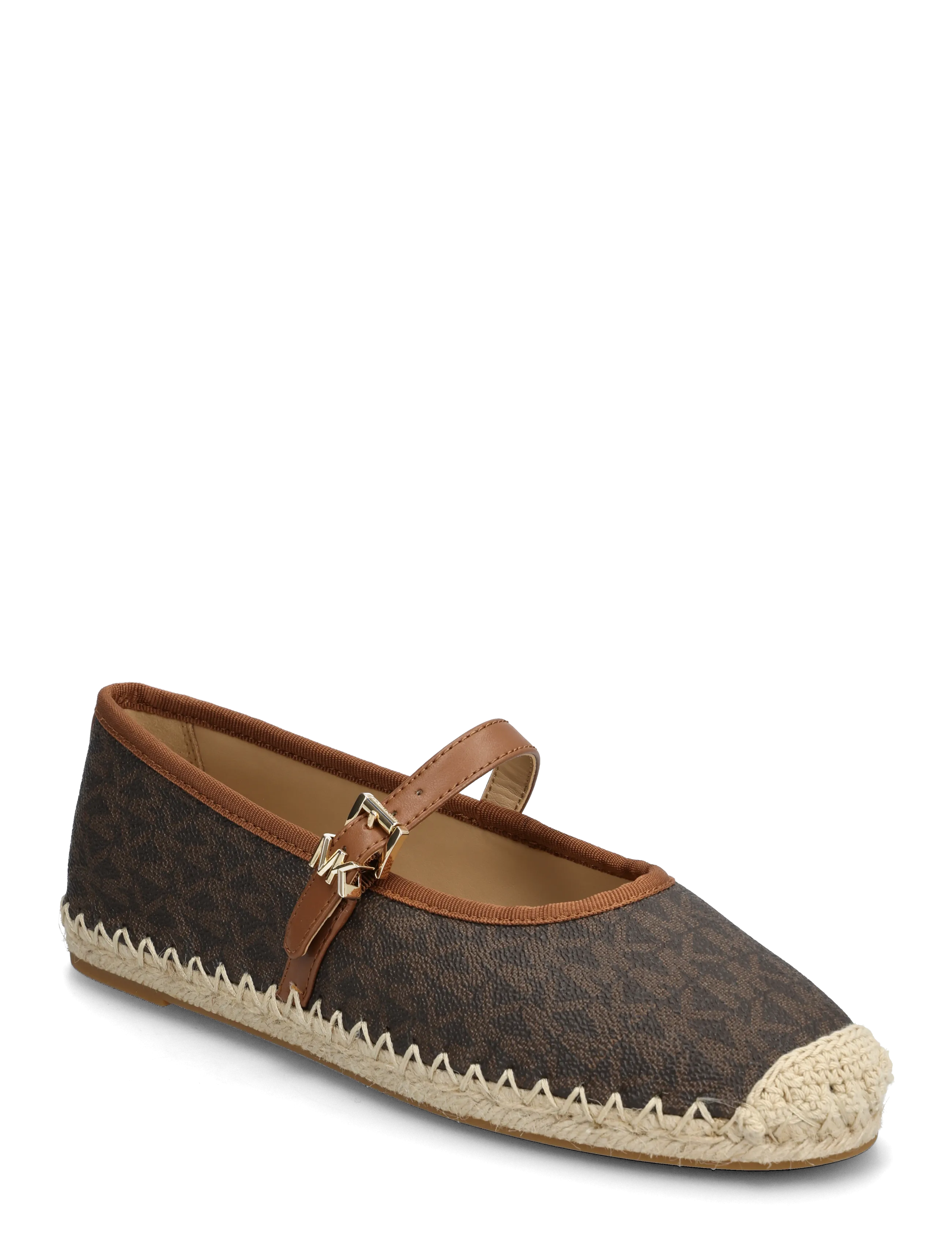 Michael Kors Flat, Kvinder, Mary Jane Espadrille Flade Sko, Brun, Str: 38.5
