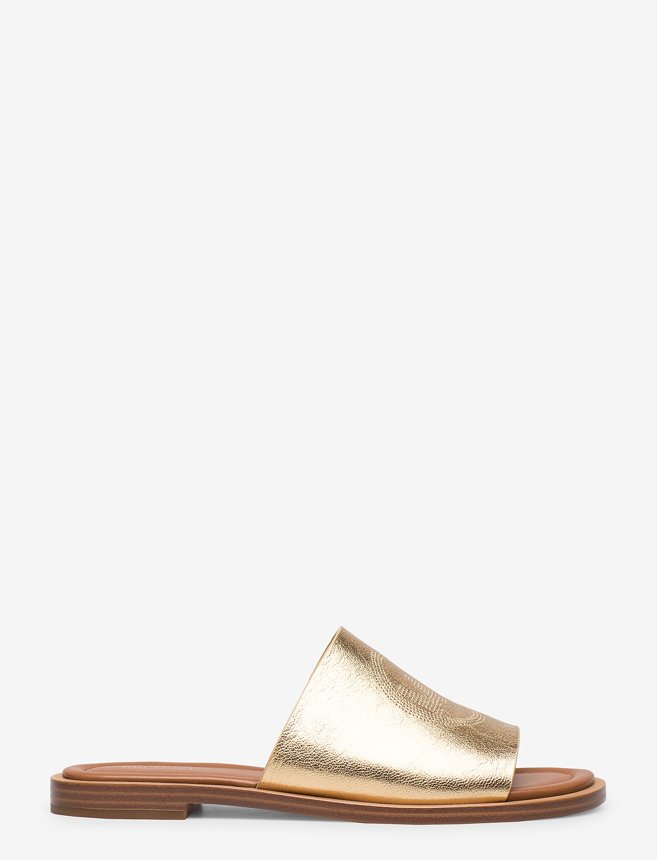Michael Kors - LEANDRA SLIDE - pale gold - 1