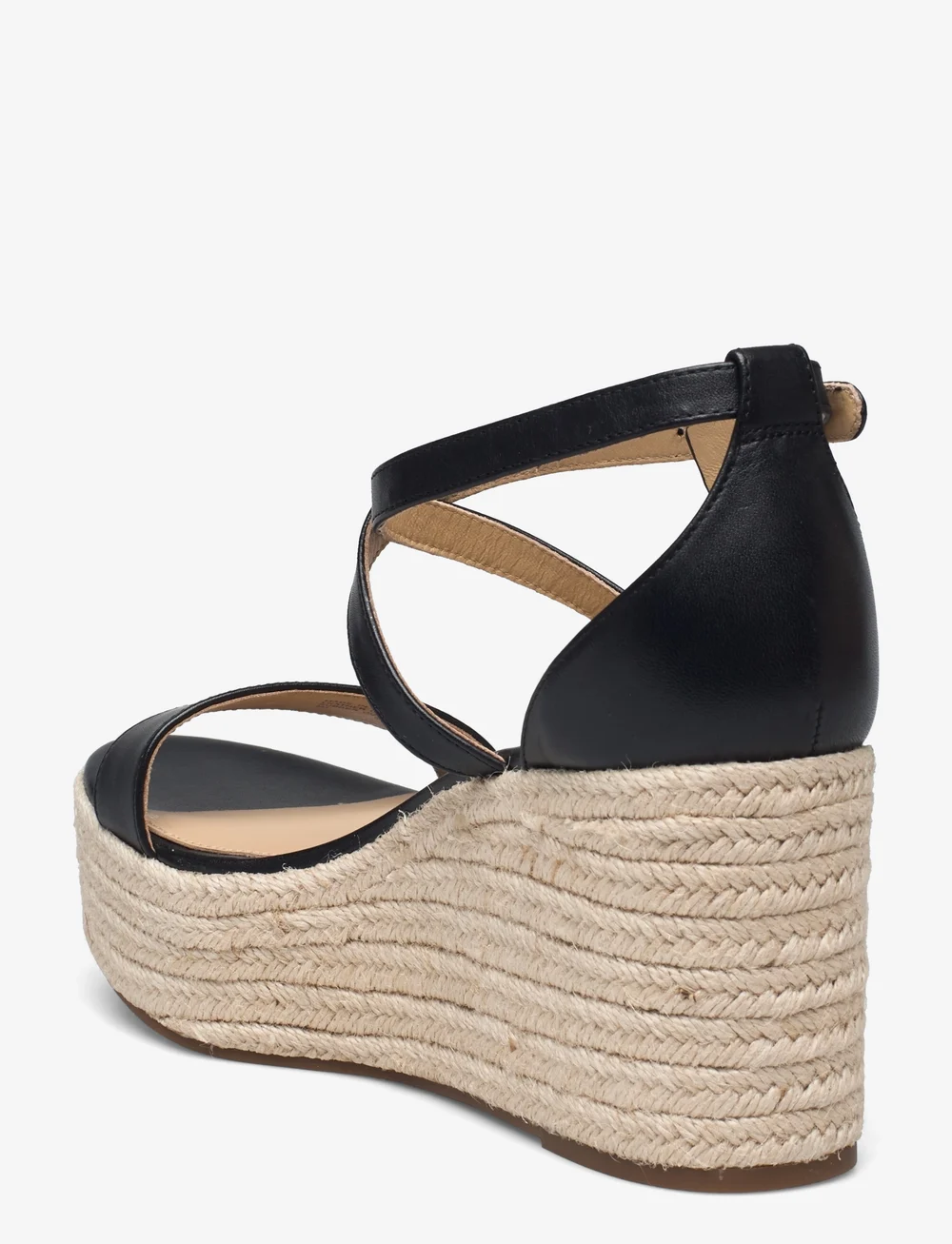 Michael kors black wedge shoes online
