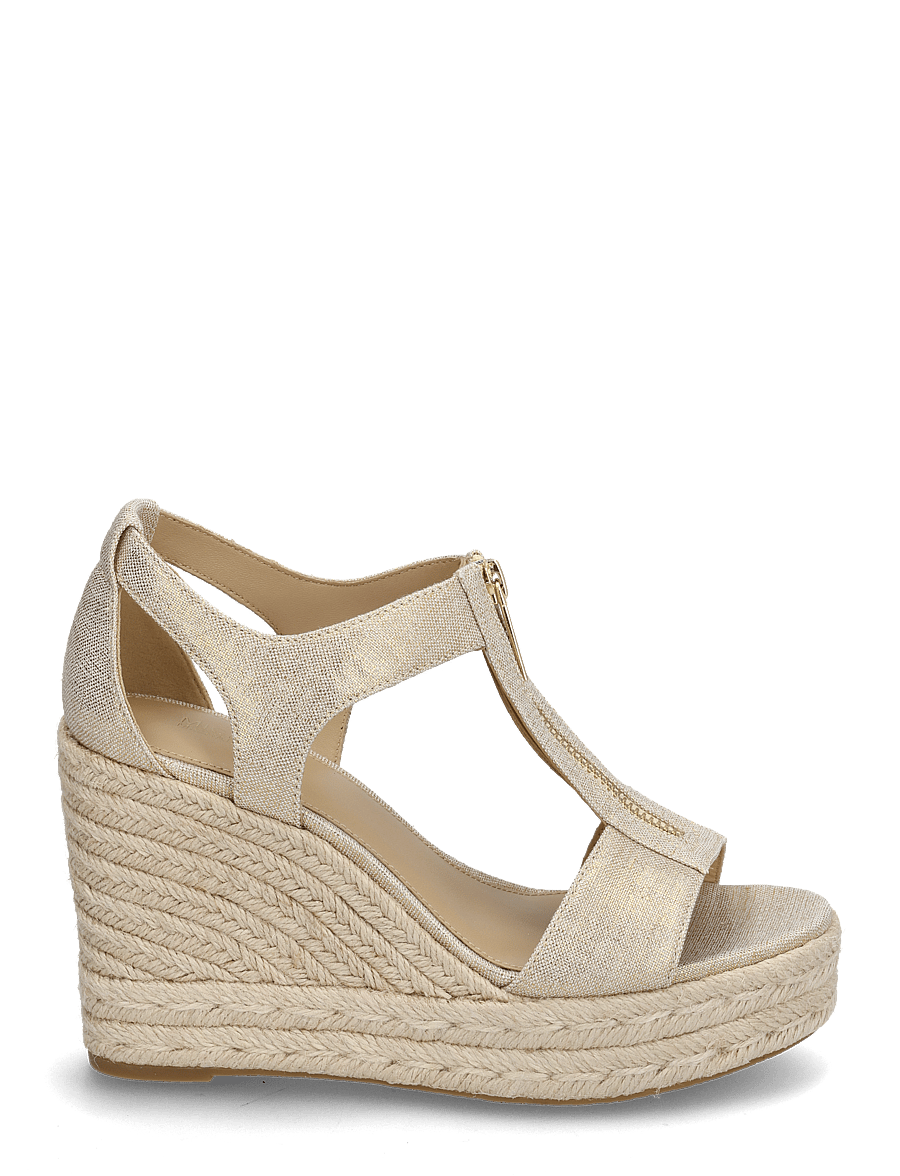 Michael Kors - CASUAL - espadrillos med klack - pale gold - 1