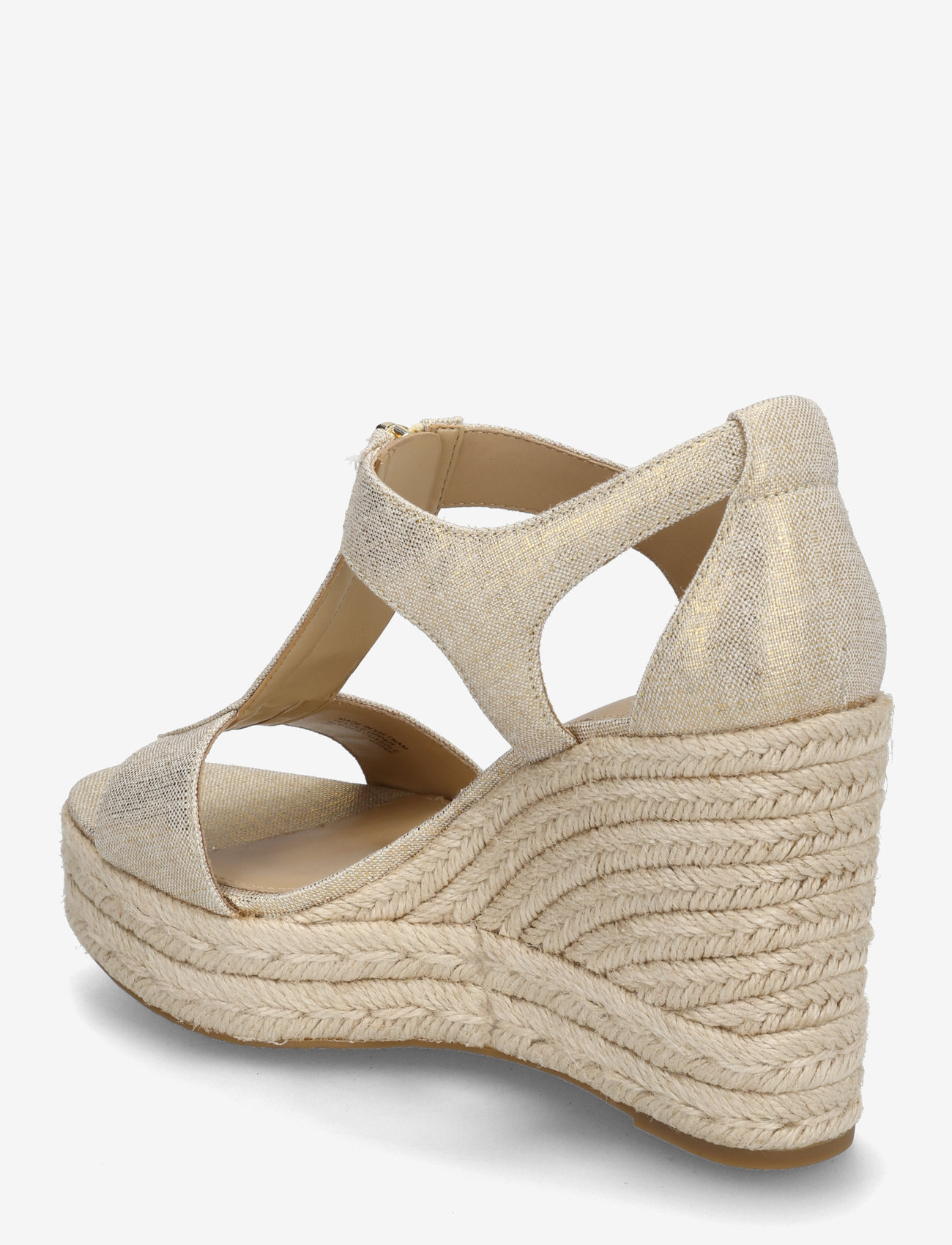 Michael Kors - BERKLEY MID WEDGE - espadrillos med klack - pale gold - 2