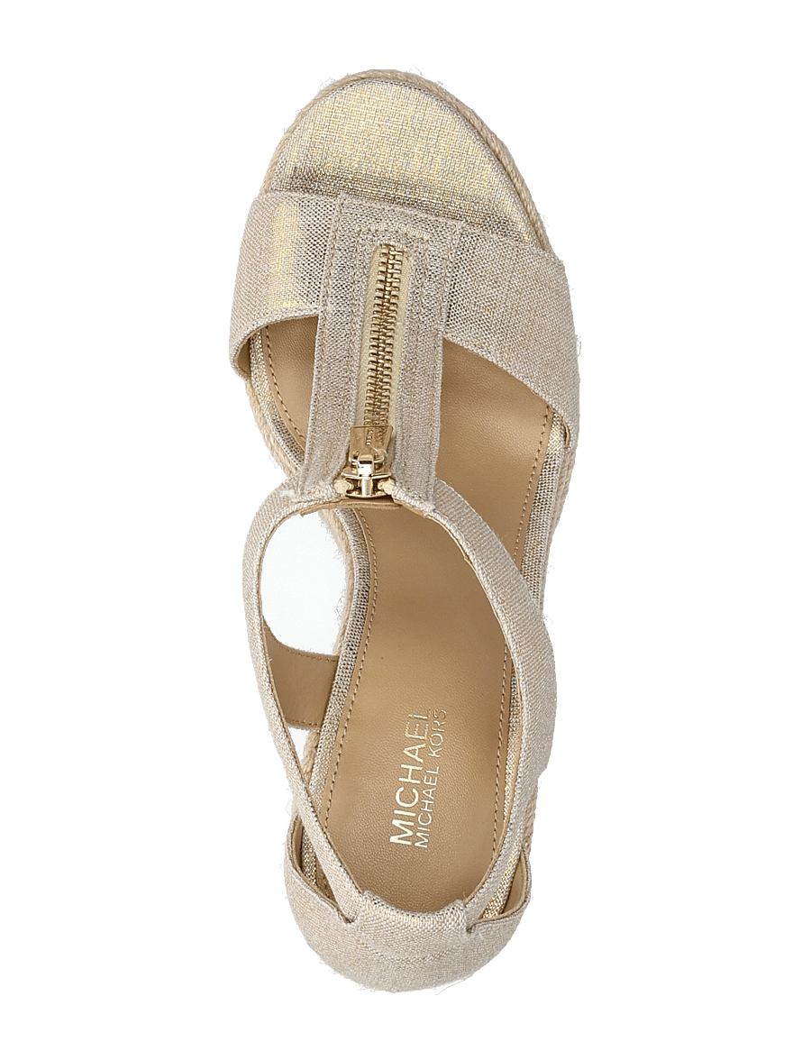 Michael Kors - CASUAL - espadrillos med klack - pale gold - 3