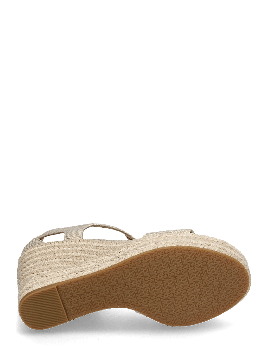 Michael Kors - CASUAL - espadrillos med klack - pale gold - 4