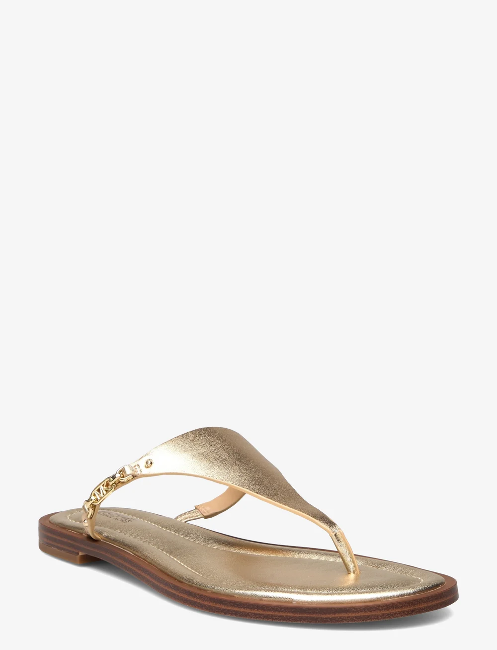 Michael kors gold sandals flat cheap