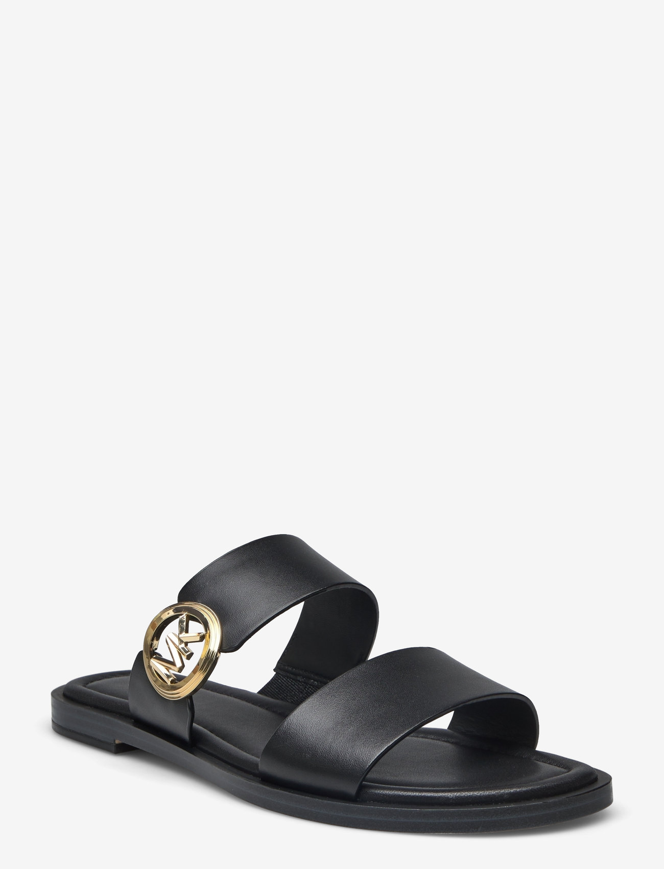 Sandals Michael Kors Flat Black Shoes Michael Kors Women's Summer