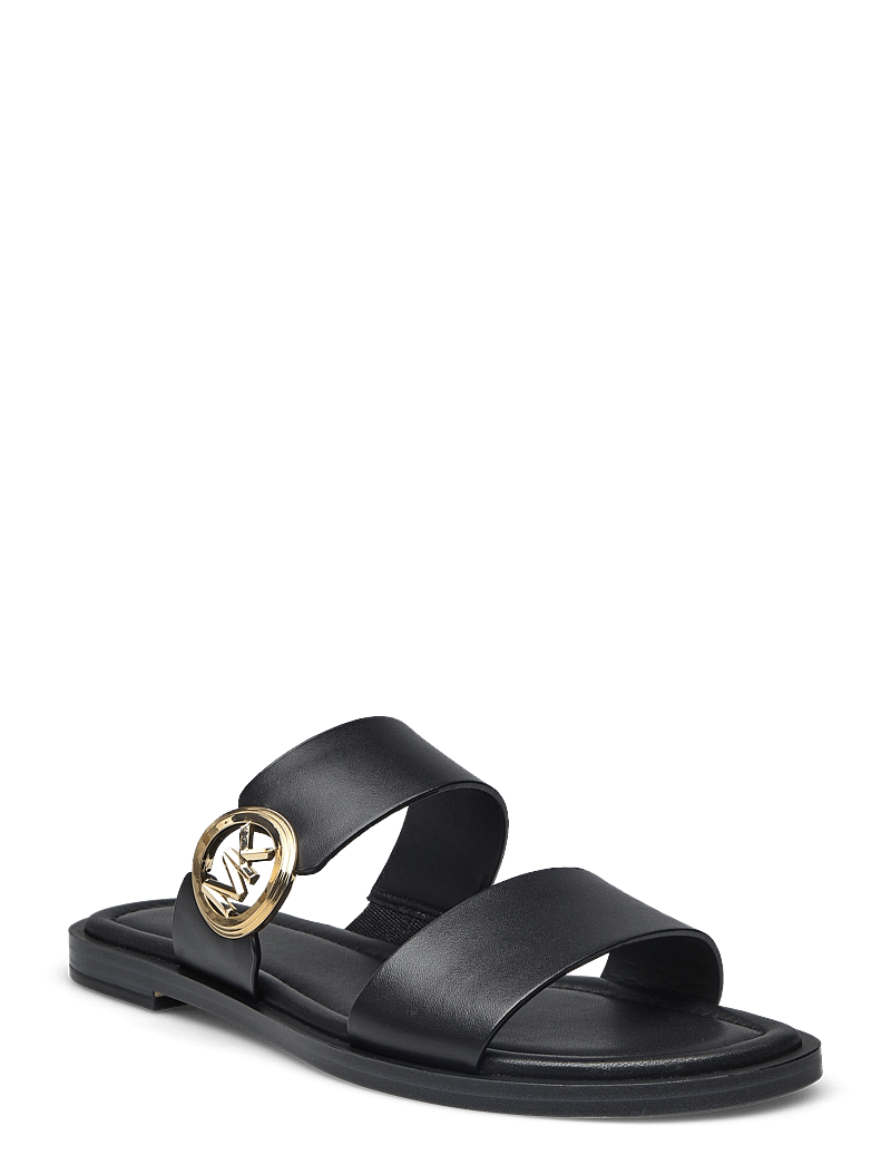 Sandals Michael Kors Flat Black Shoes Michael Kors Women's Summer