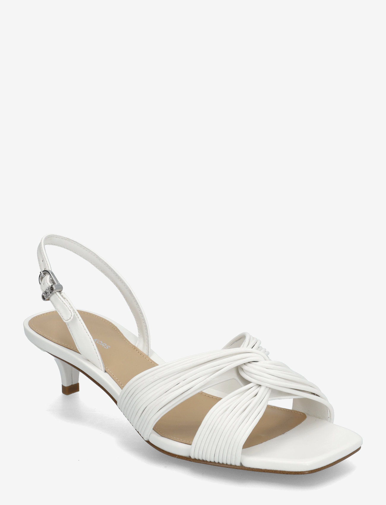 Michael Kors - ALESSIA KITTEN SANDAL - konfirmationstøj - optic white - 0