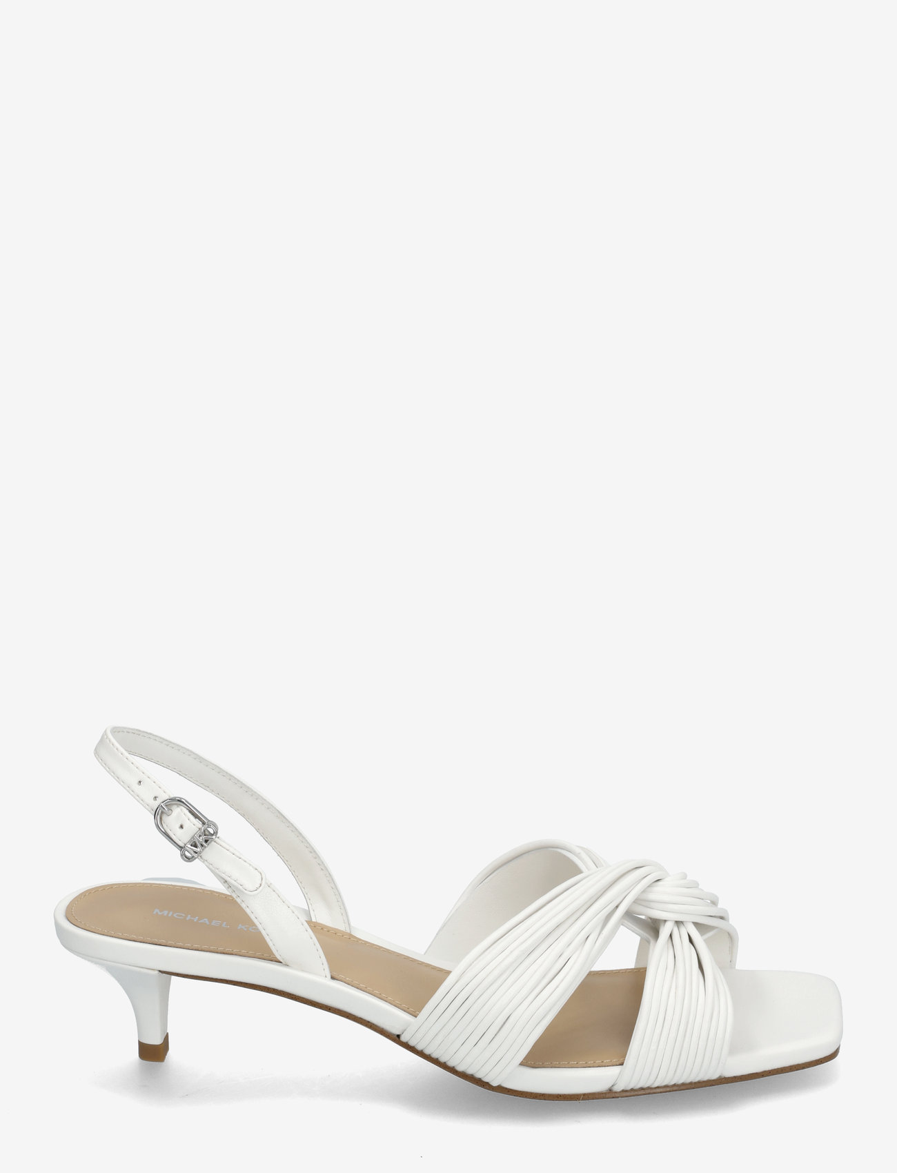 Michael Kors - ALESSIA KITTEN SANDAL - konfirmationstøj - optic white - 1