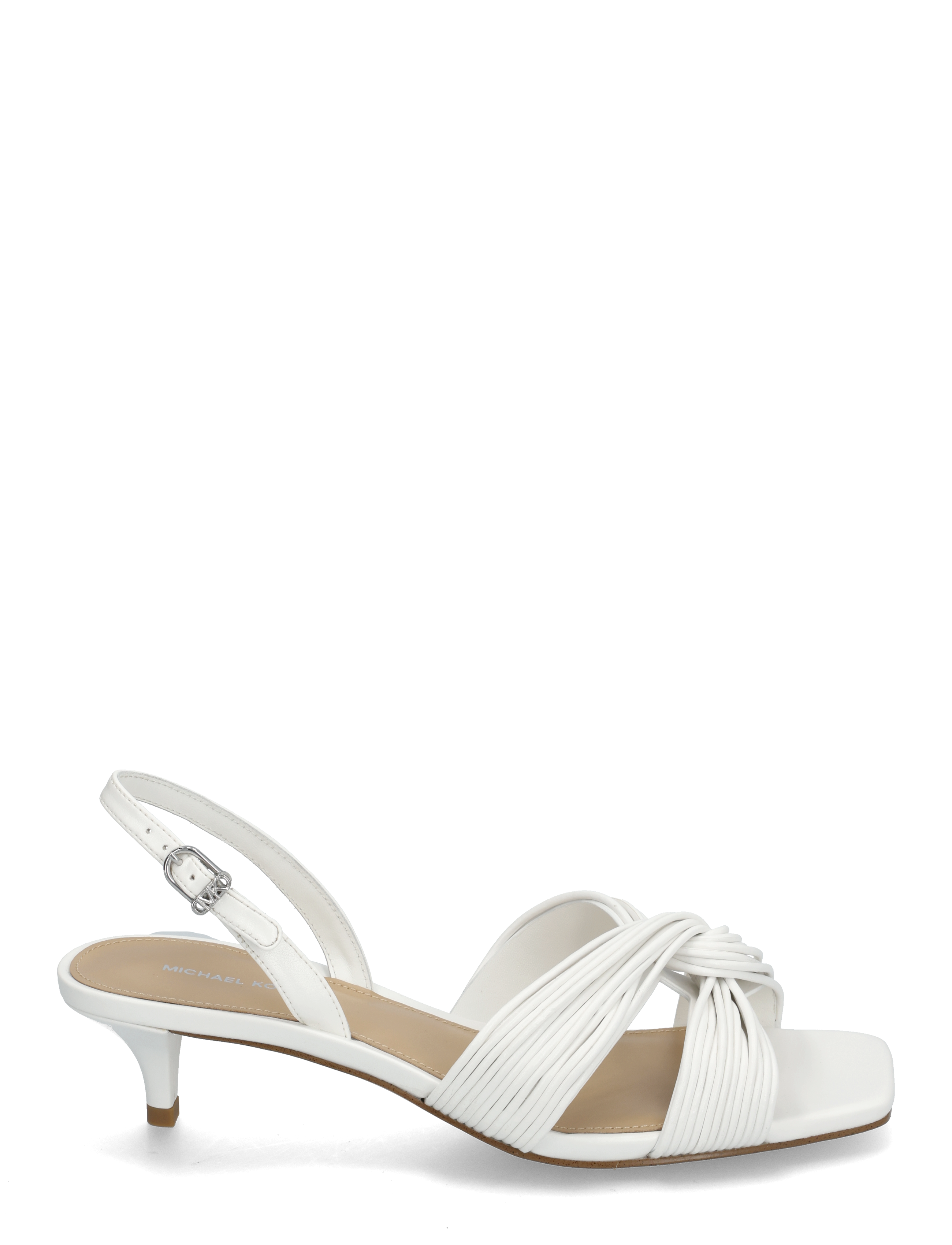 Michael Kors - ALESSIA KITTEN SANDAL - optic white - 1