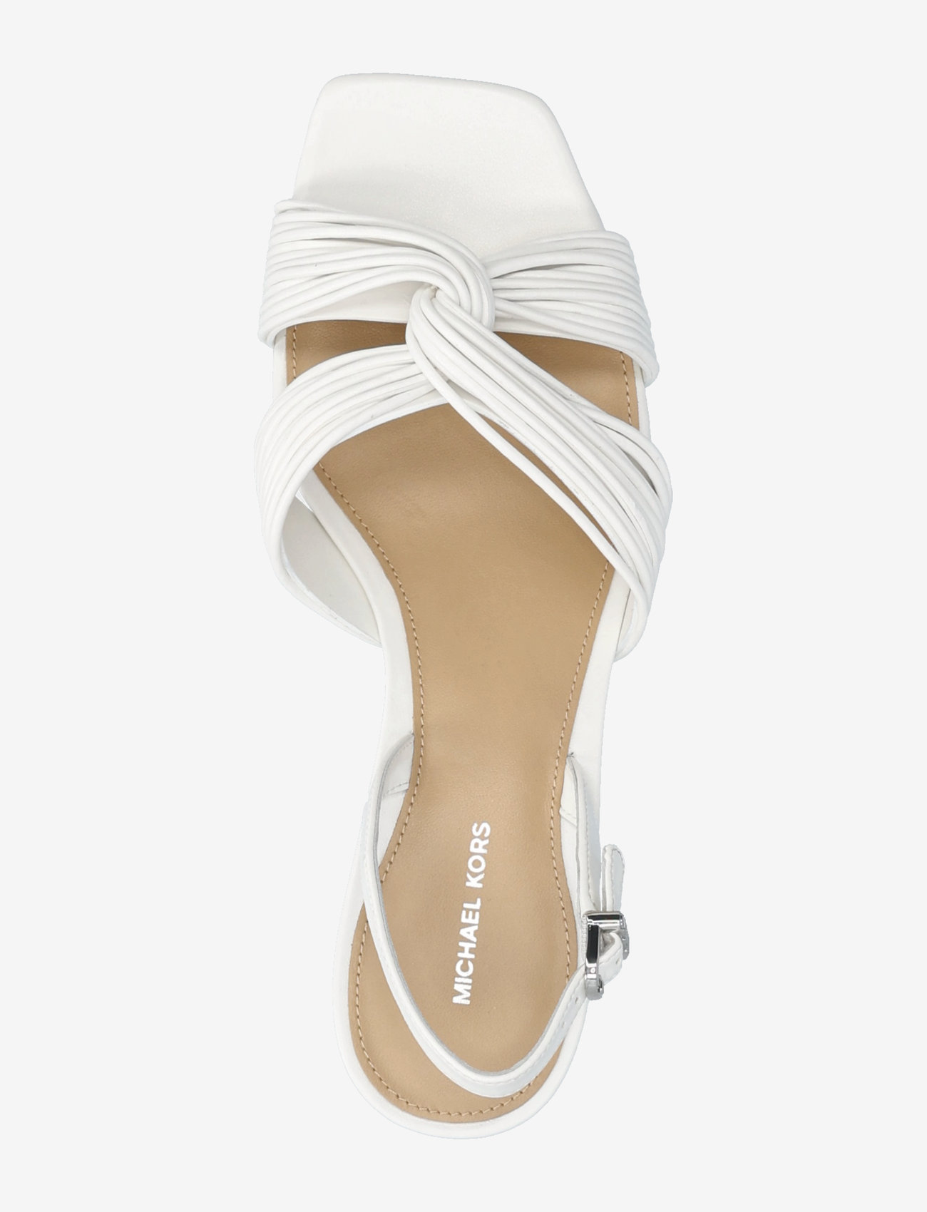 Michael Kors - ALESSIA KITTEN SANDAL - konfirmationstøj - optic white - 3