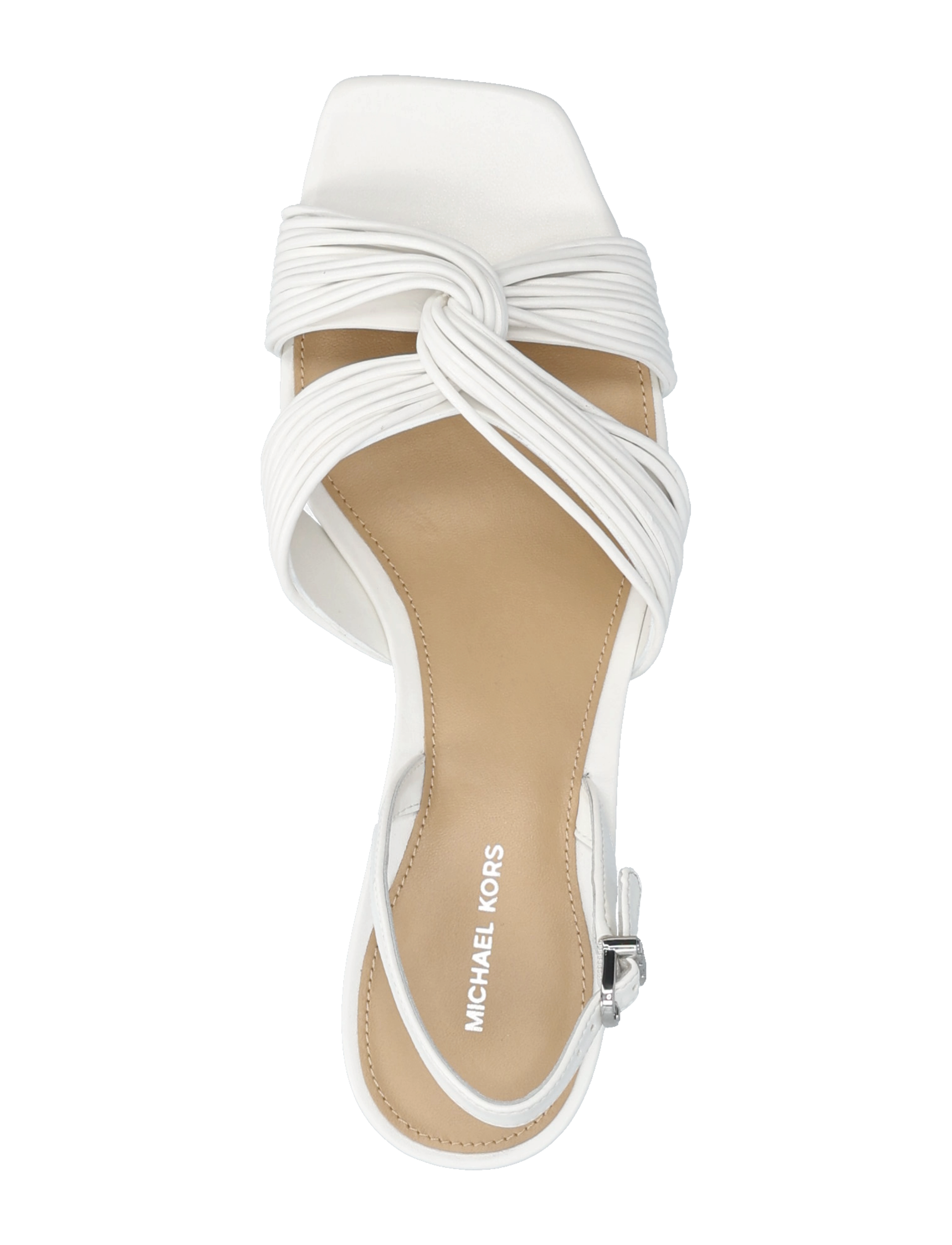 Michael Kors - ALESSIA KITTEN SANDAL - optic white - 3