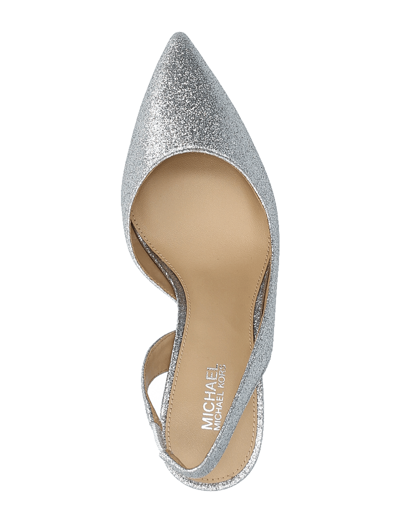 Michael Kors - ALINA FLEX SLING PUMP - slingbacks med hæle - silver - 3