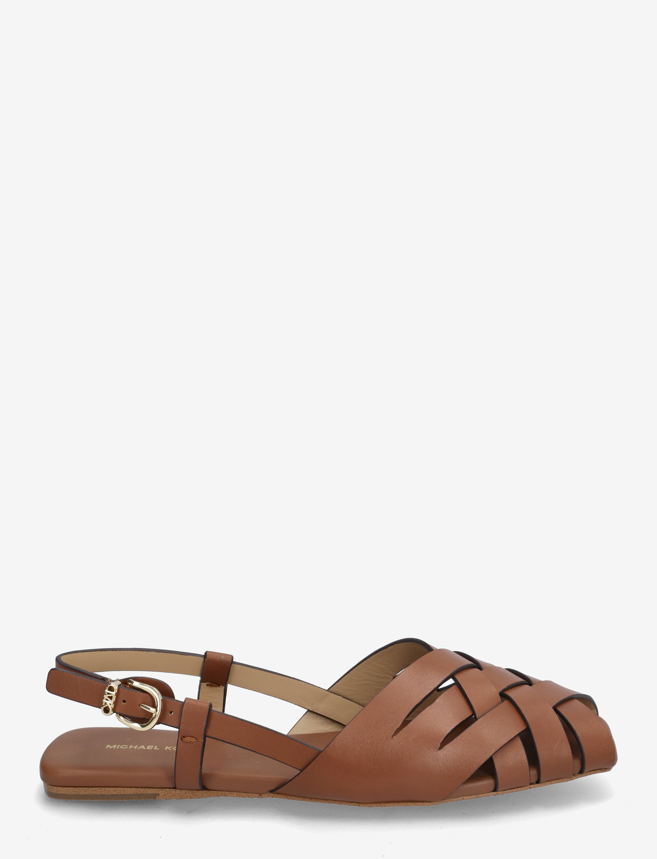 Michael Kors - IRENE SLING FLAT - matalat sandaalit - luggage - 1