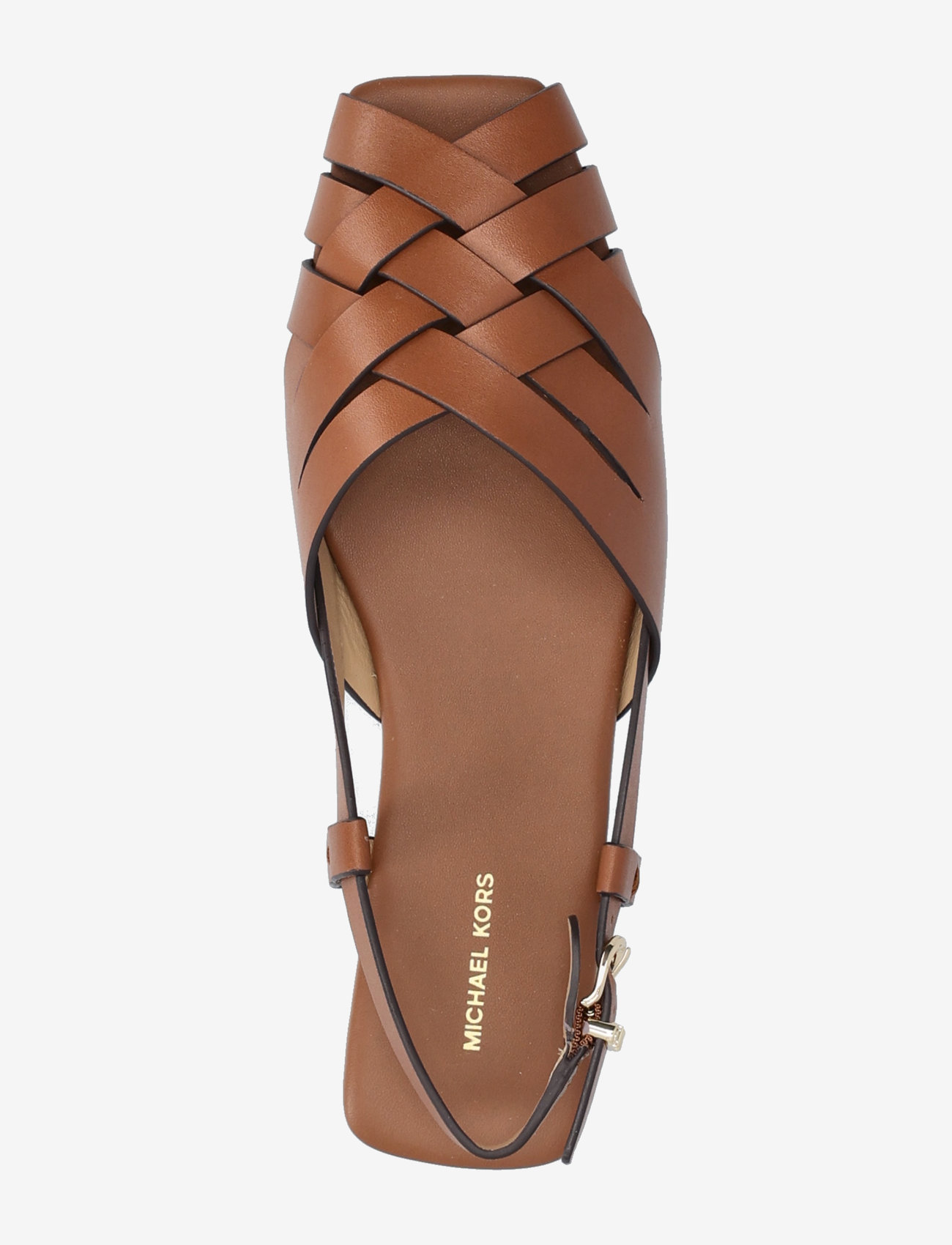 Michael Kors - IRENE SLING FLAT - matalat sandaalit - luggage - 3