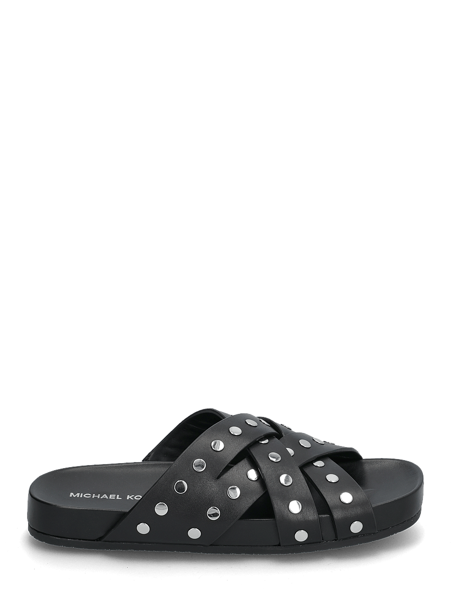 Michael Kors - IRENE FLAT SANDAL - flache sandalen - black - 1