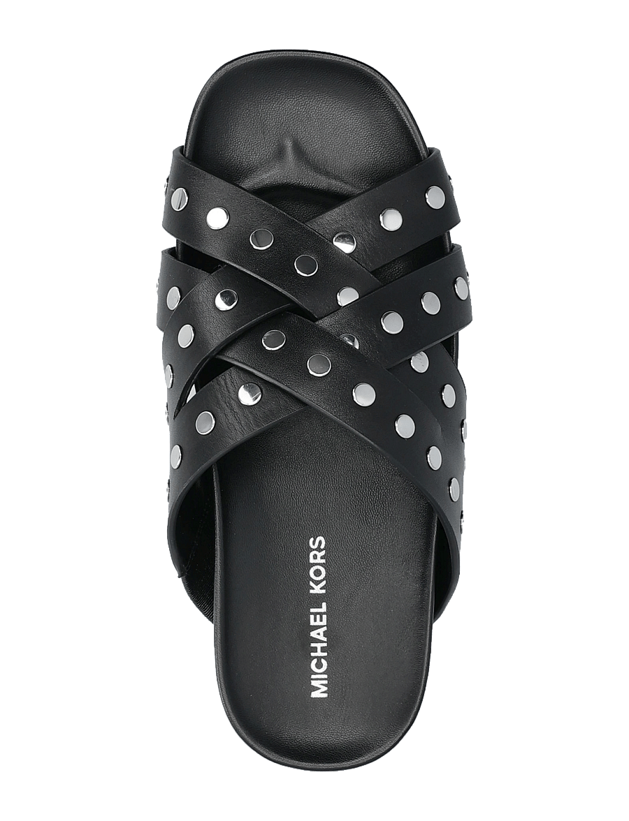 Michael Kors - IRENE FLAT SANDAL - flache sandalen - black - 3
