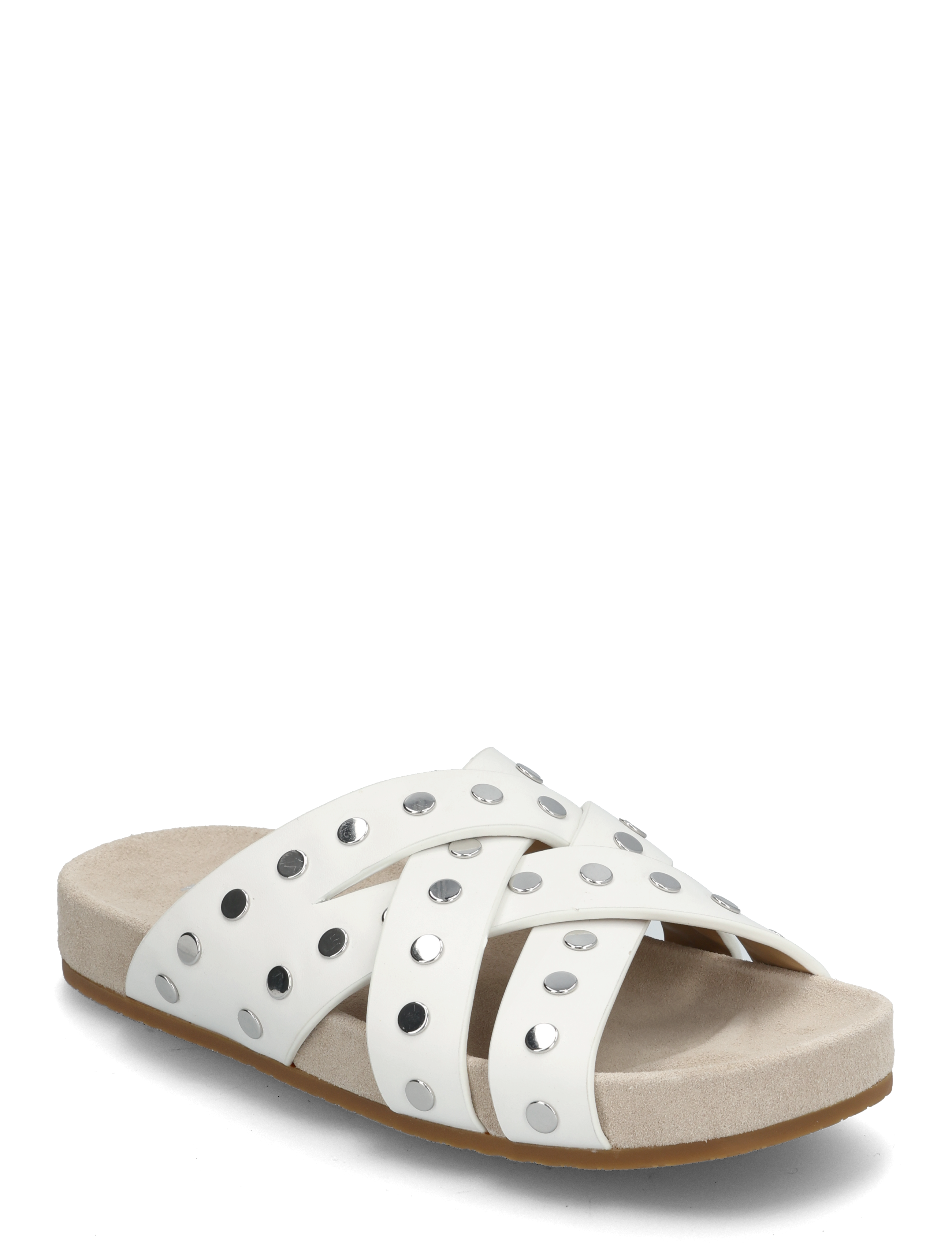 Michael Kors Irene Flat Sandal, 39, White, Sandaler > Flade Sandals, Dame