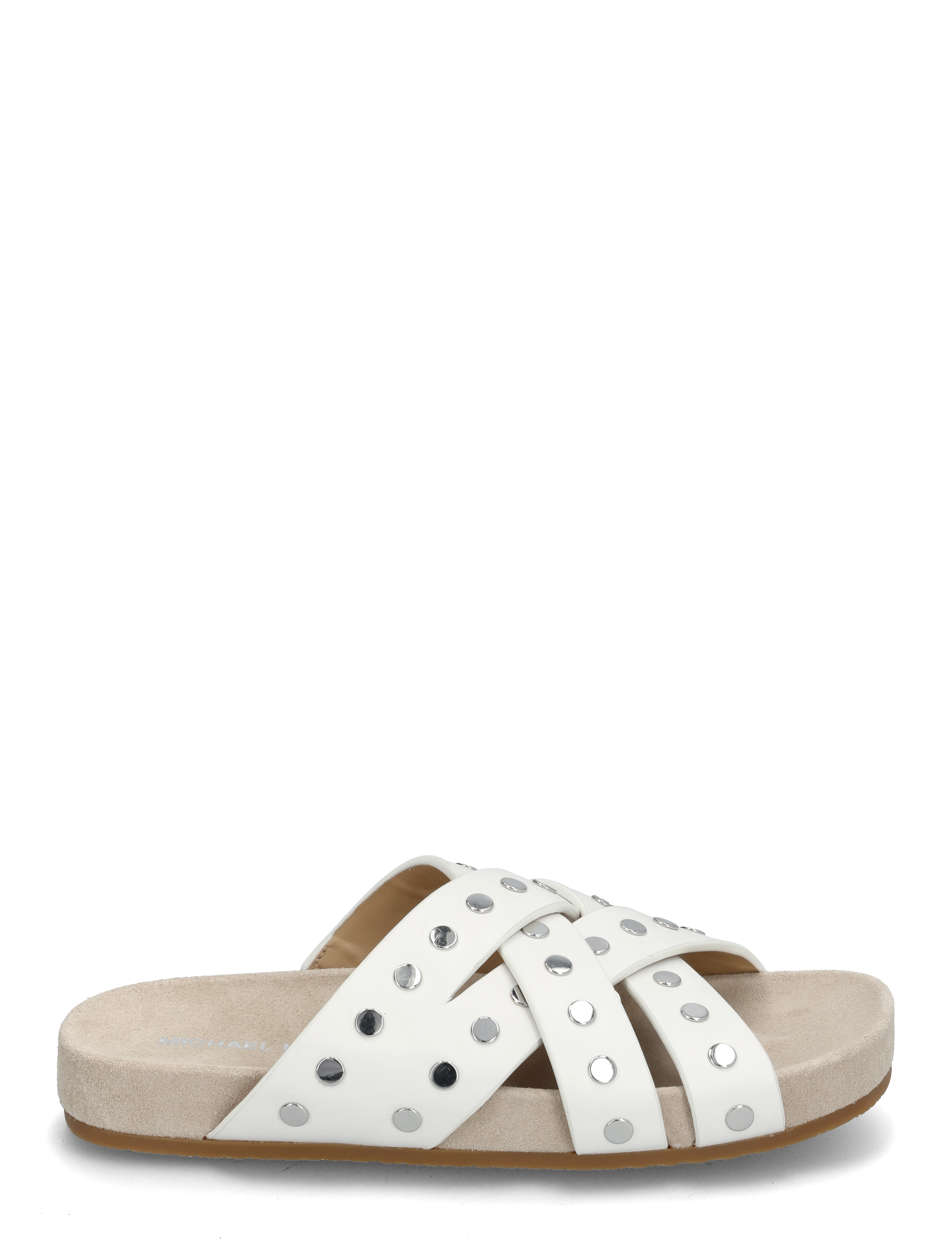 Michael Kors - IRENE FLAT SANDAL - matalat sandaalit - optic white - 1