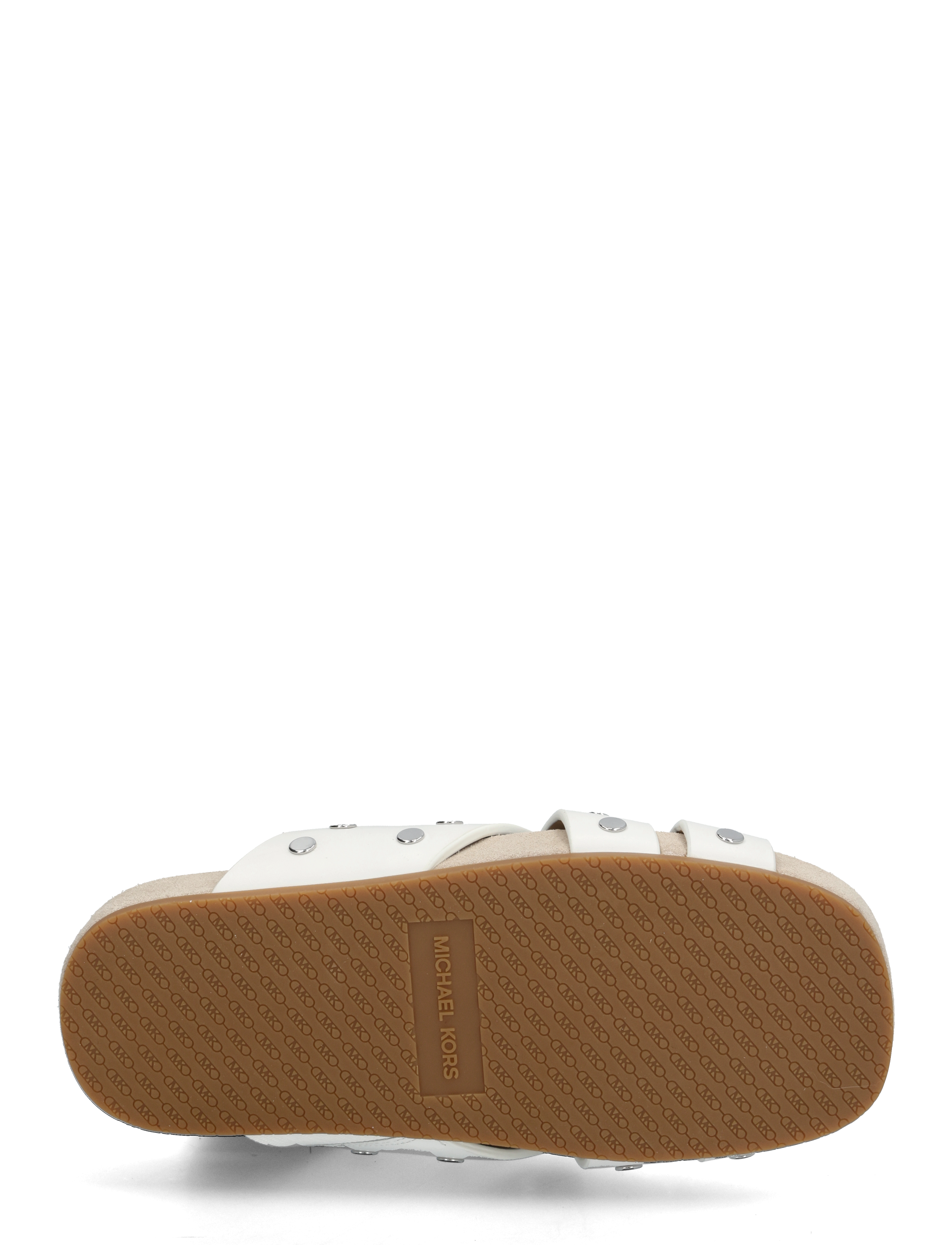 Michael Kors - IRENE FLAT SANDAL - matalat sandaalit - optic white - 4