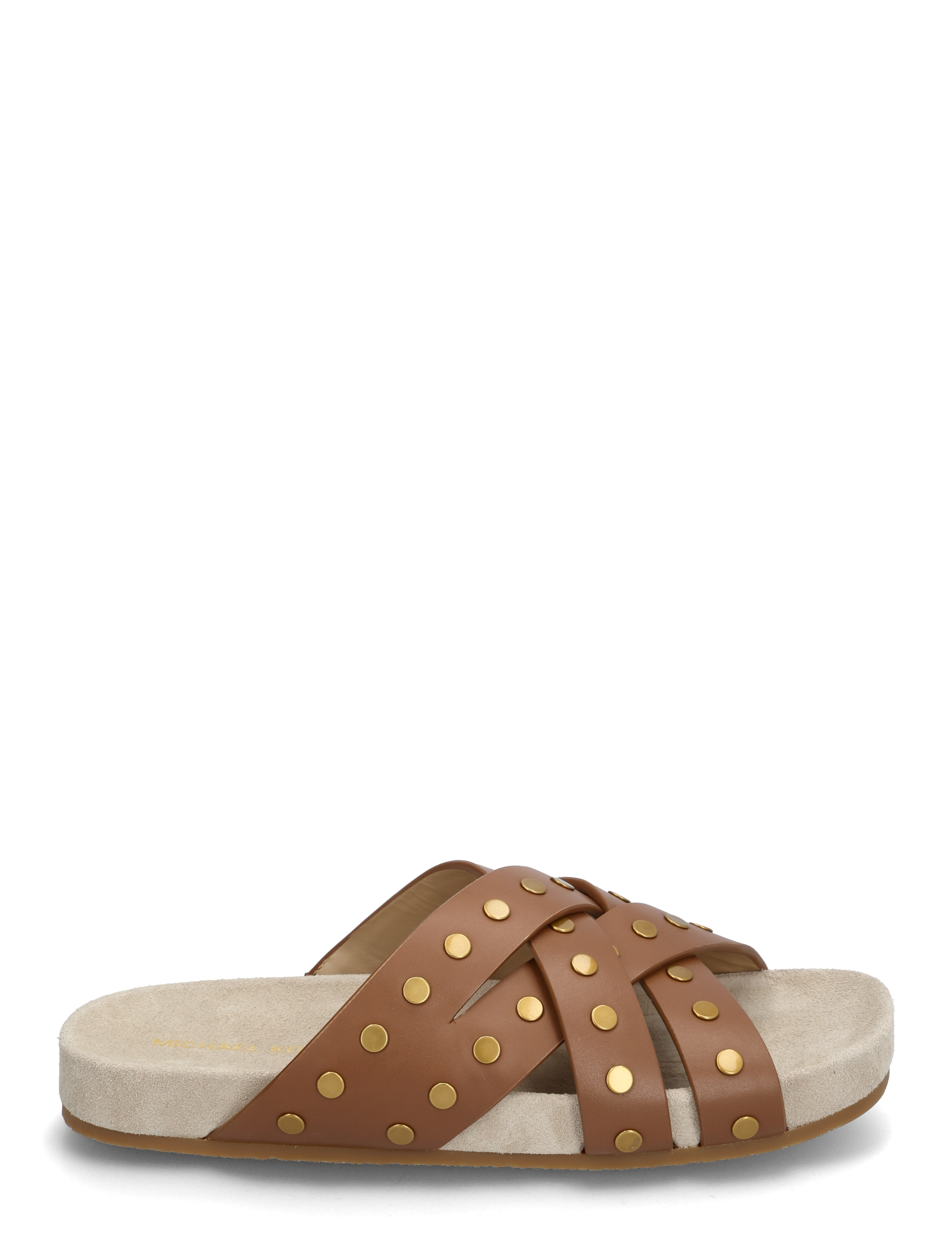 Michael Kors - IRENE FLAT SANDAL - flat sandals - luggage - 1
