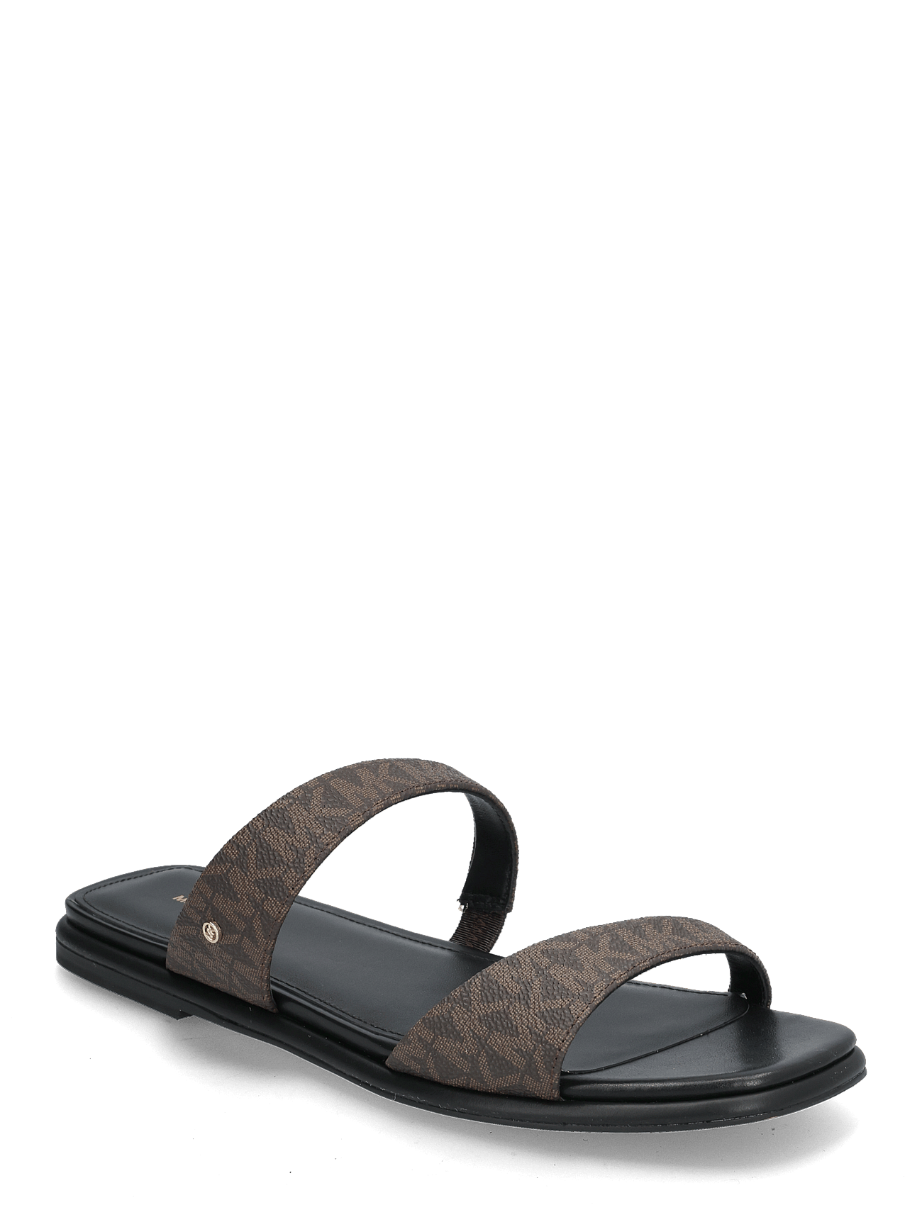 JAIDA FLAT SANDAL - BROWN/BLK