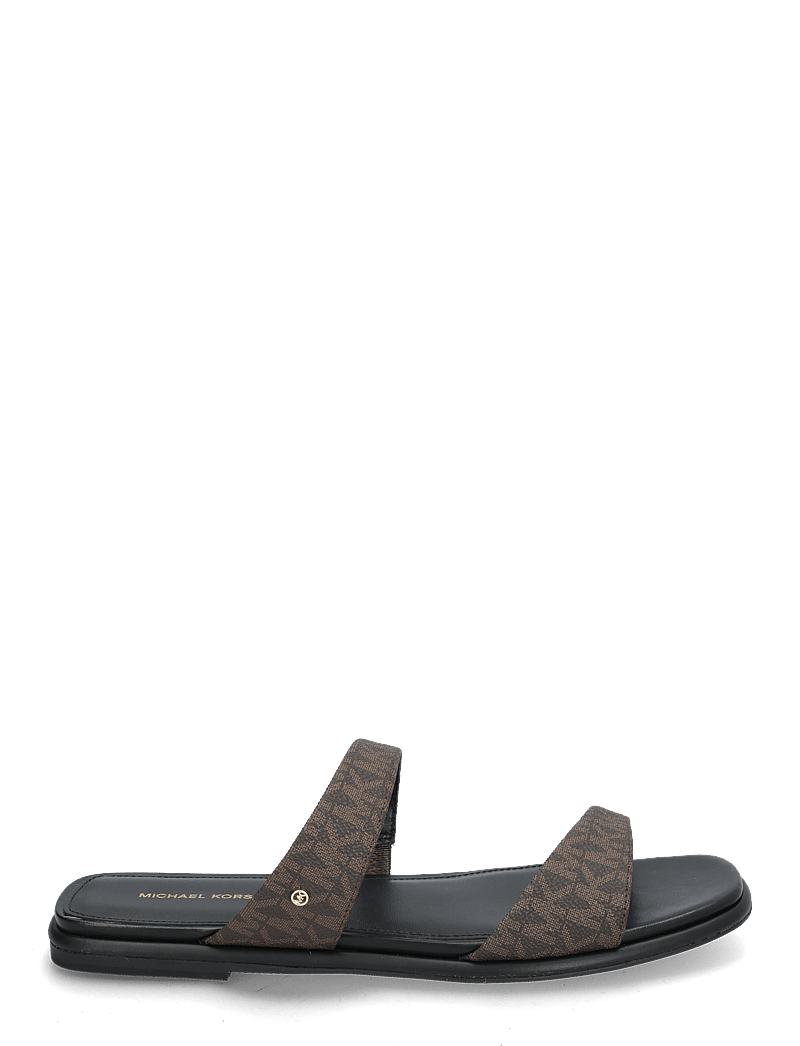 Michael Kors - JAIDA FLAT SANDAL - flache sandalen - brown/blk - 1