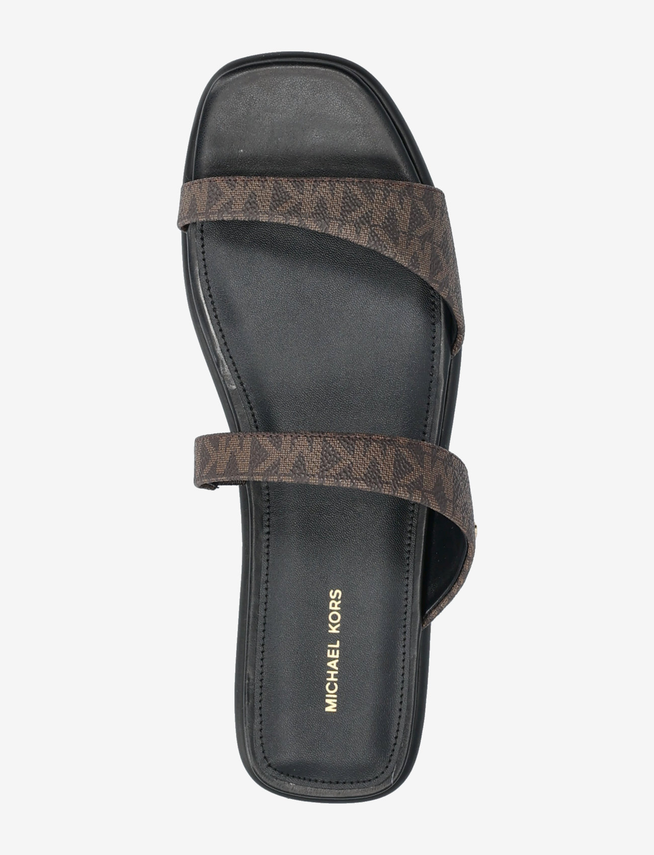 Michael Kors - JAIDA FLAT SANDAL - flat sandals - brown/blk - 3