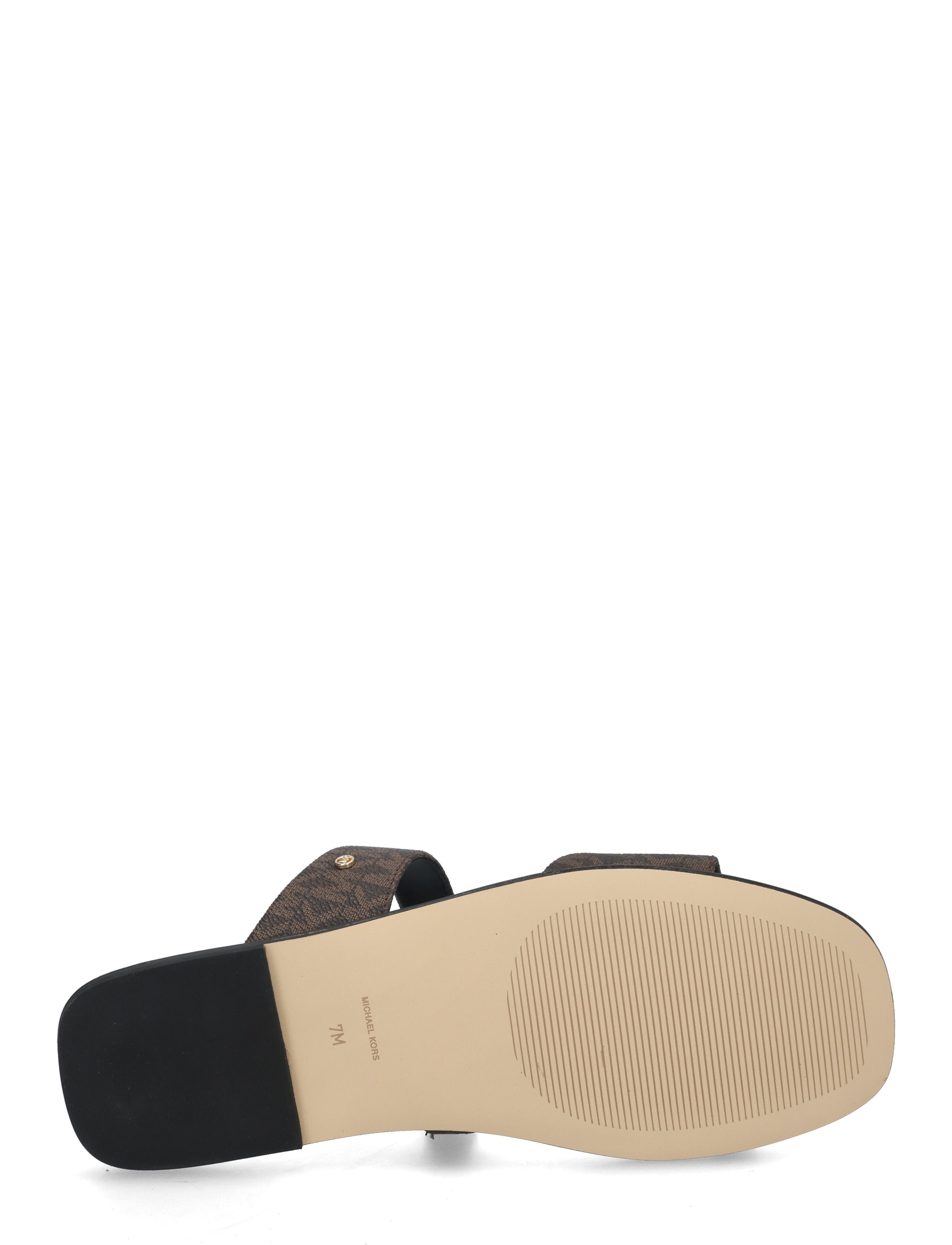 Michael Kors - JAIDA FLAT SANDAL - flache sandalen - brown/blk - 4