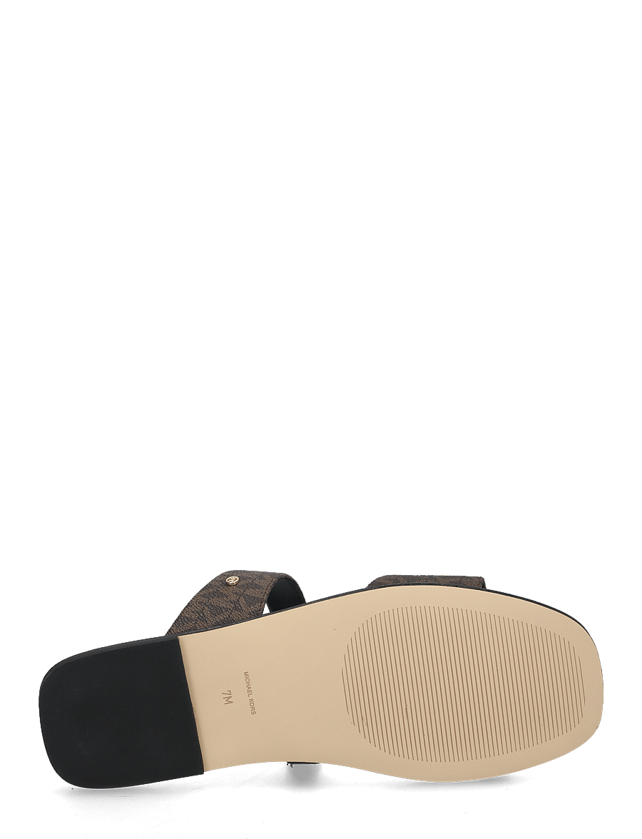 Michael Kors - JAIDA FLAT SANDAL - flache sandalen - brown/blk - 4
