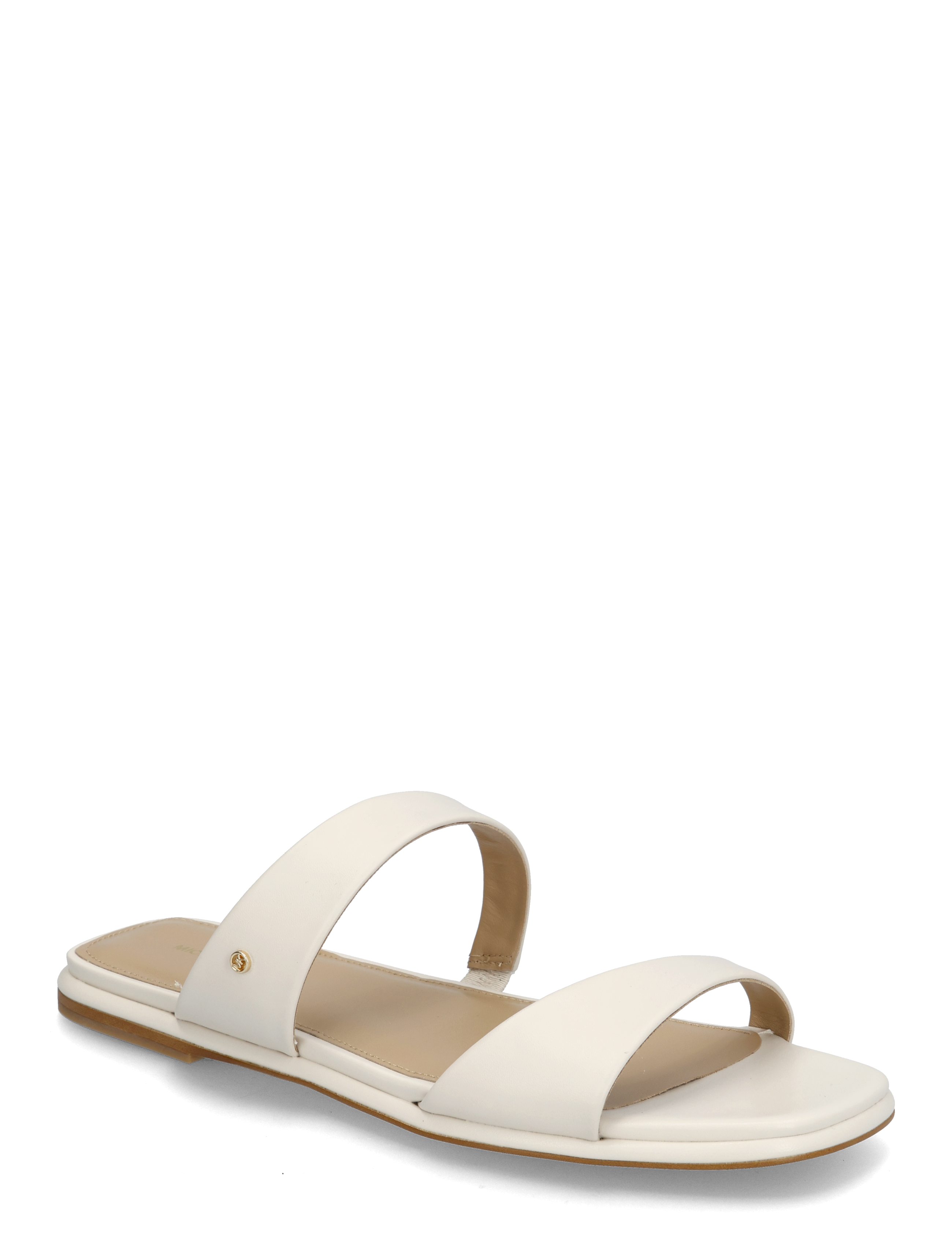 Michael Kors Jaida Flat Sandal, 38, Cream, Sandaler > Flade Sandals, Dame