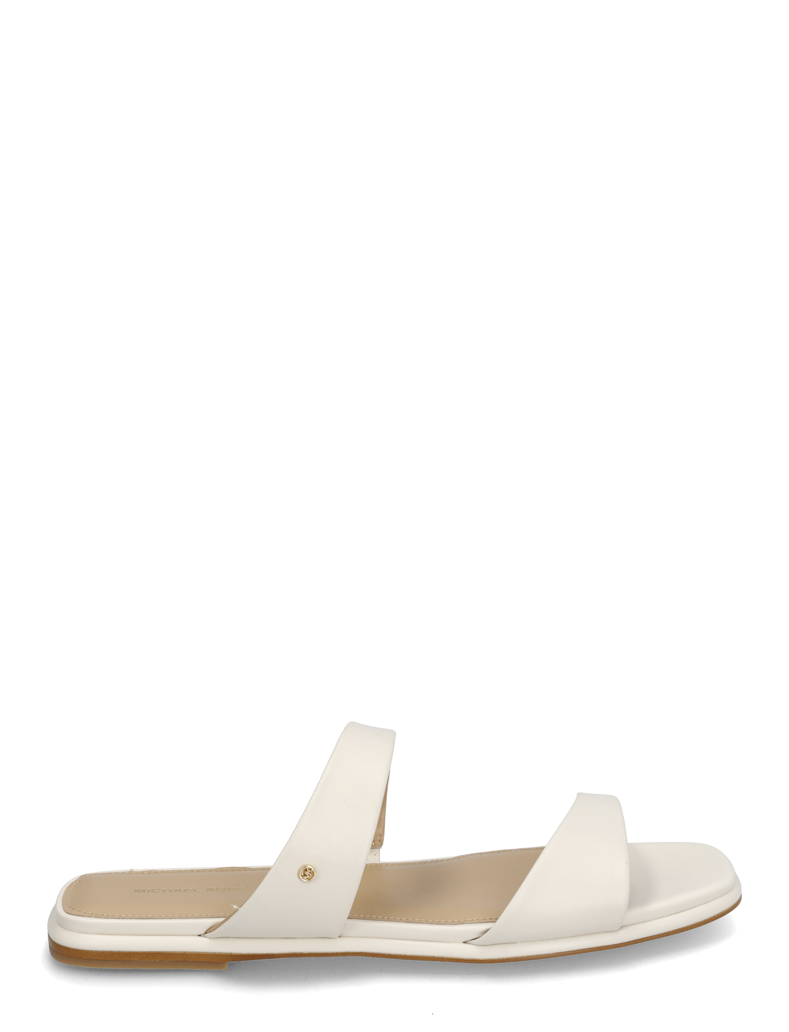 Michael Kors - JAIDA FLAT SANDAL - flache sandalen - lt cream - 1