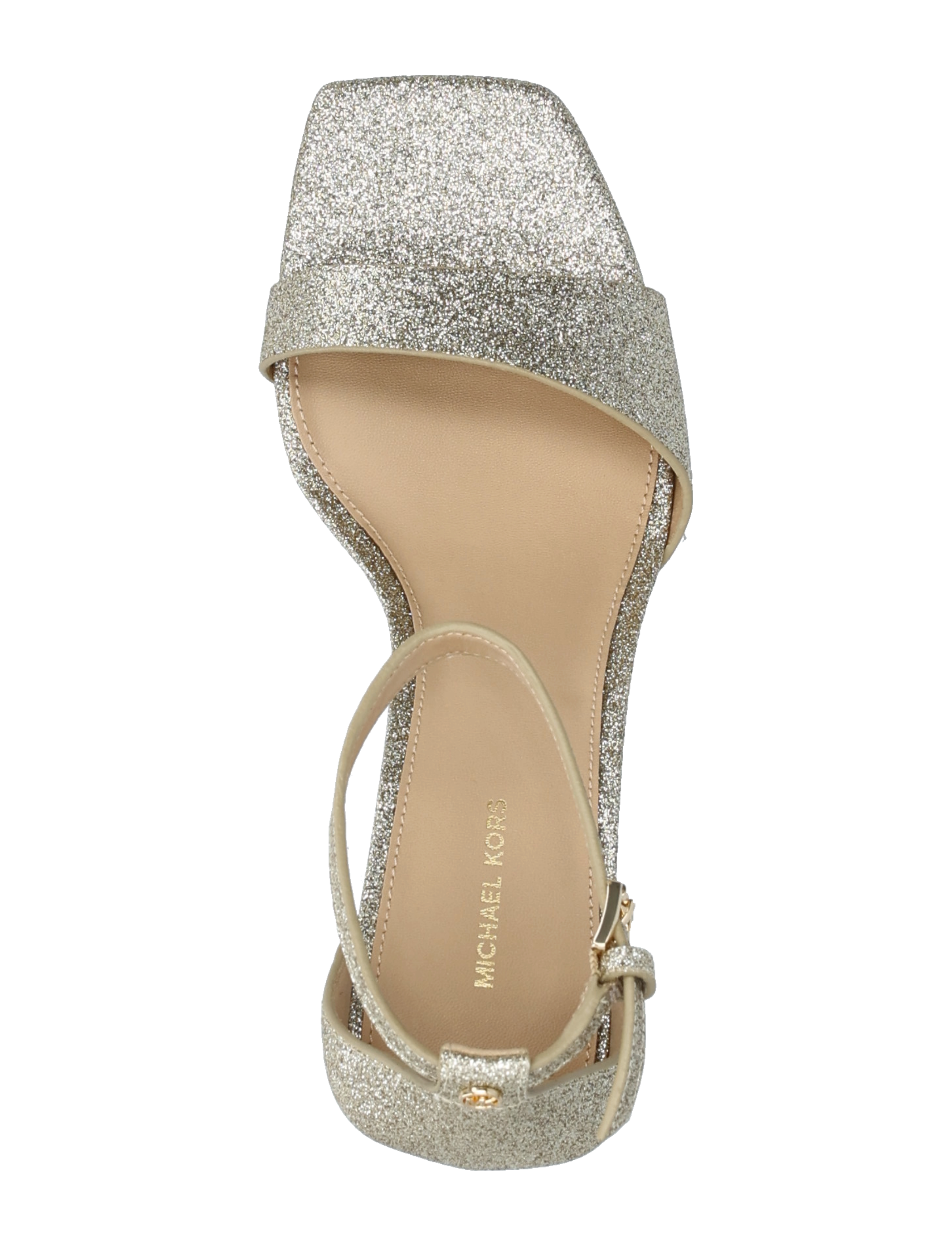 Michael Kors - JAIDA HEELED SANDAL - lahtised kontsakingad - pale gold - 3