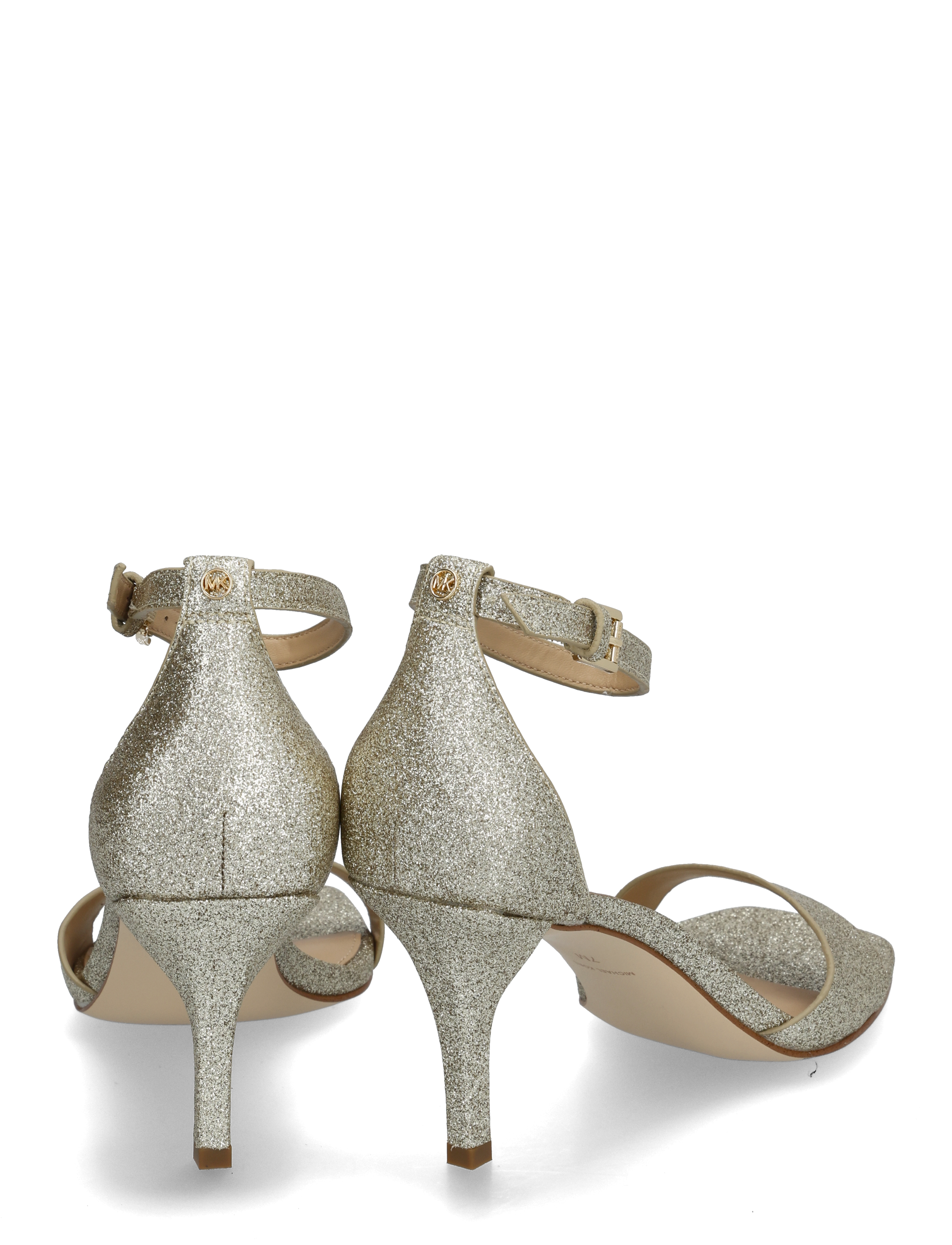 Michael Kors - JAIDA HEELED SANDAL - lahtised kontsakingad - pale gold - 4