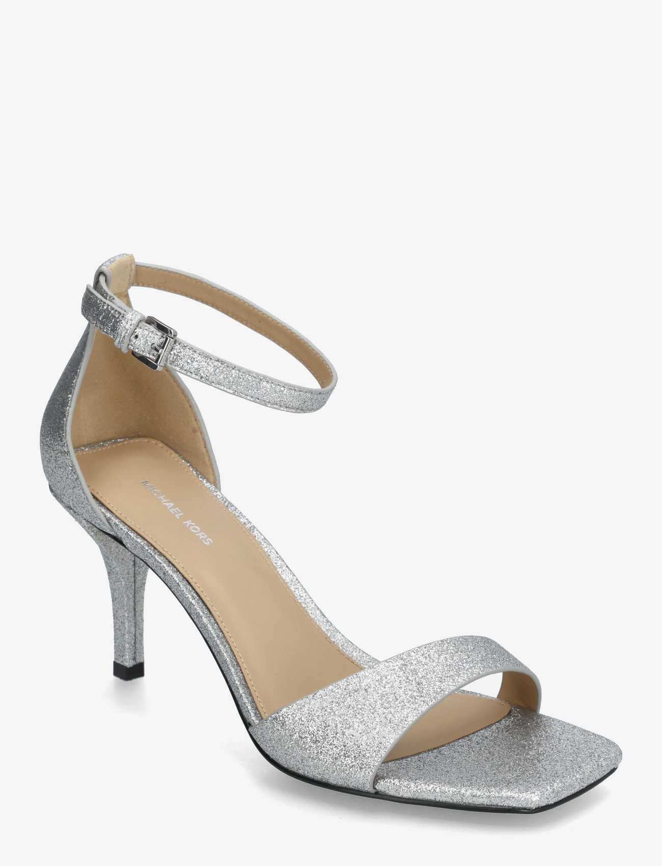 Michael Kors - JAIDA HEELED SANDAL - sandaletter - silver - 0