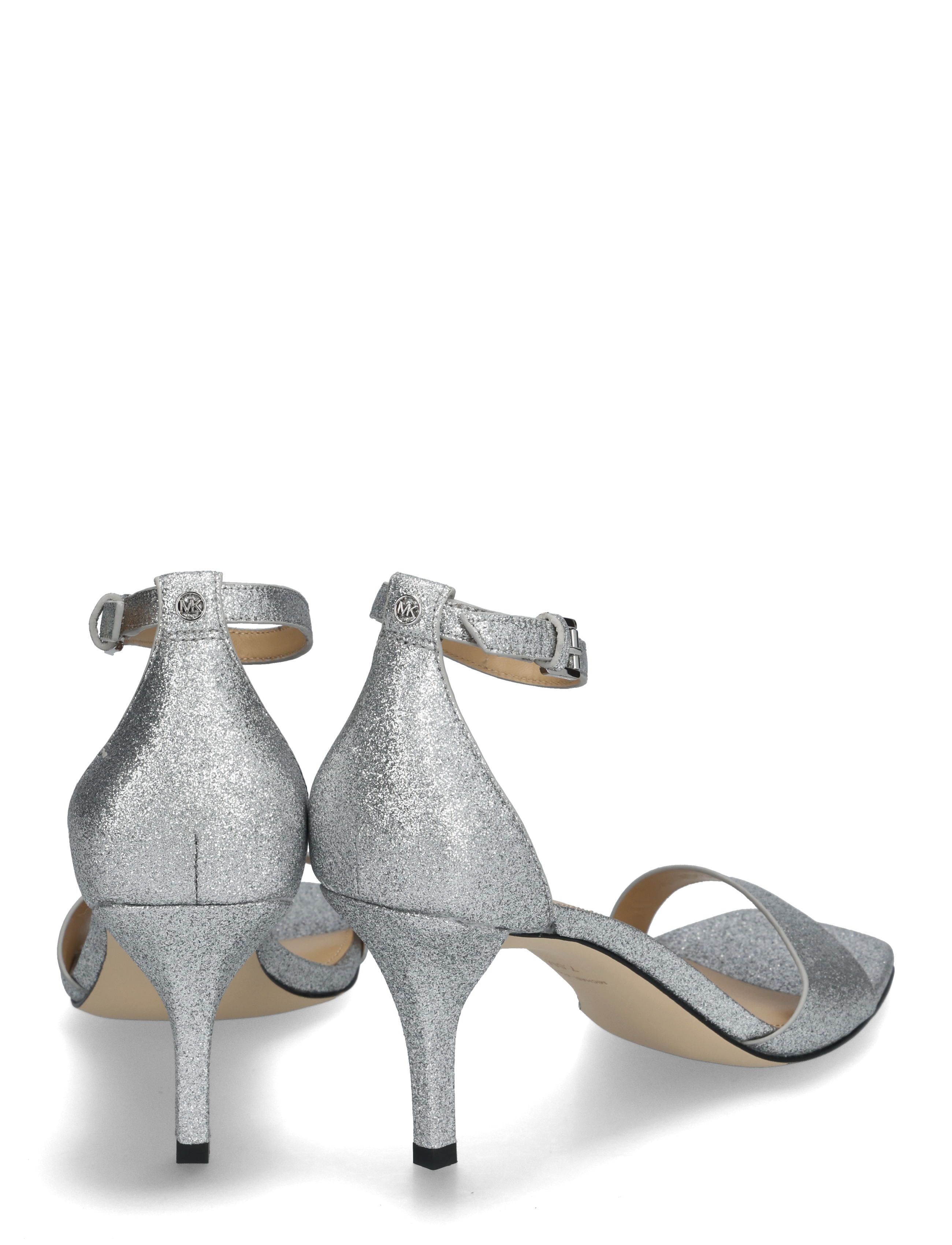 Michael Kors - JAIDA HEELED SANDAL - sandaler med hæl - silver - 4