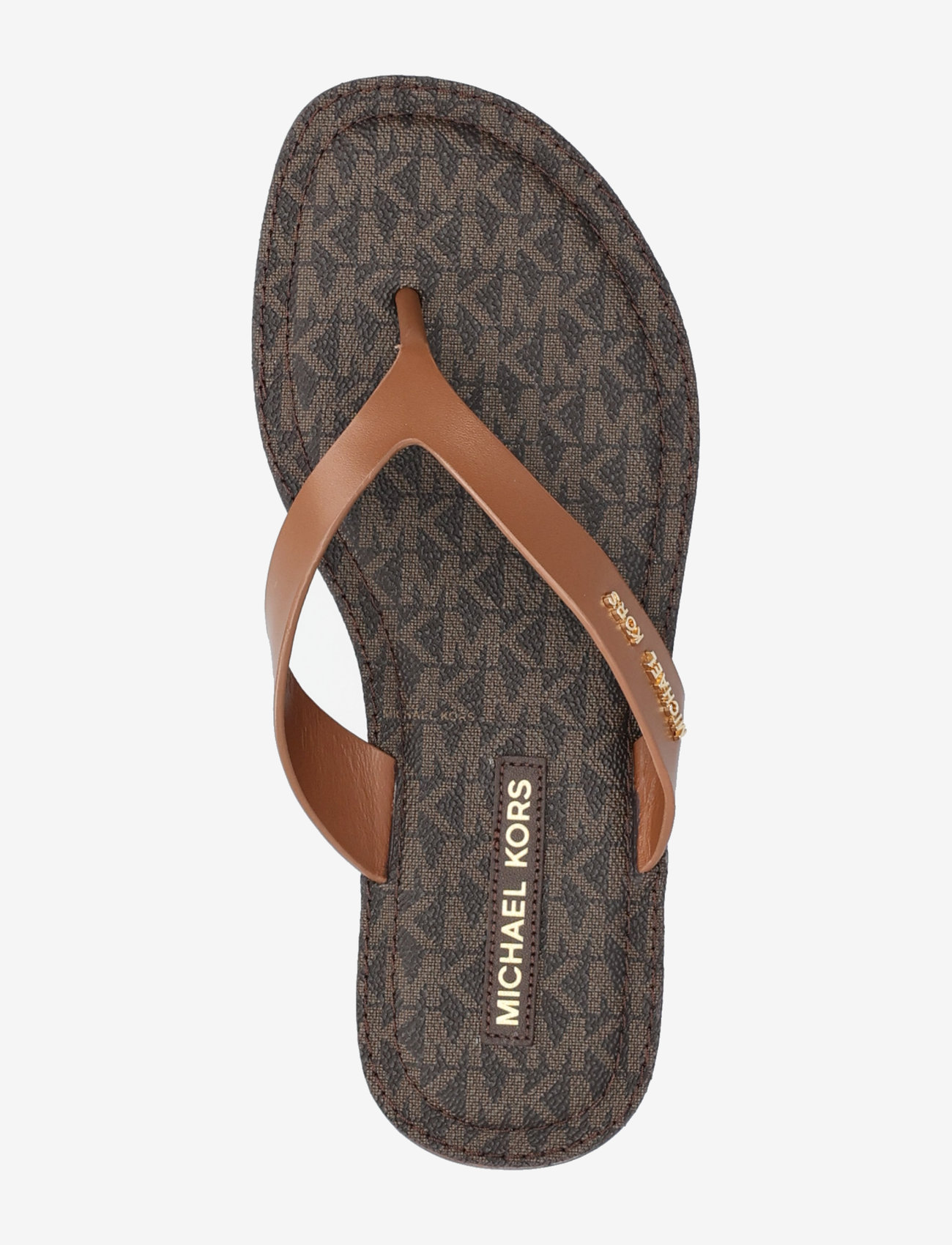 Michael Kors - KOKO FLIP FLOP - płaskie sandały - luggage - 3