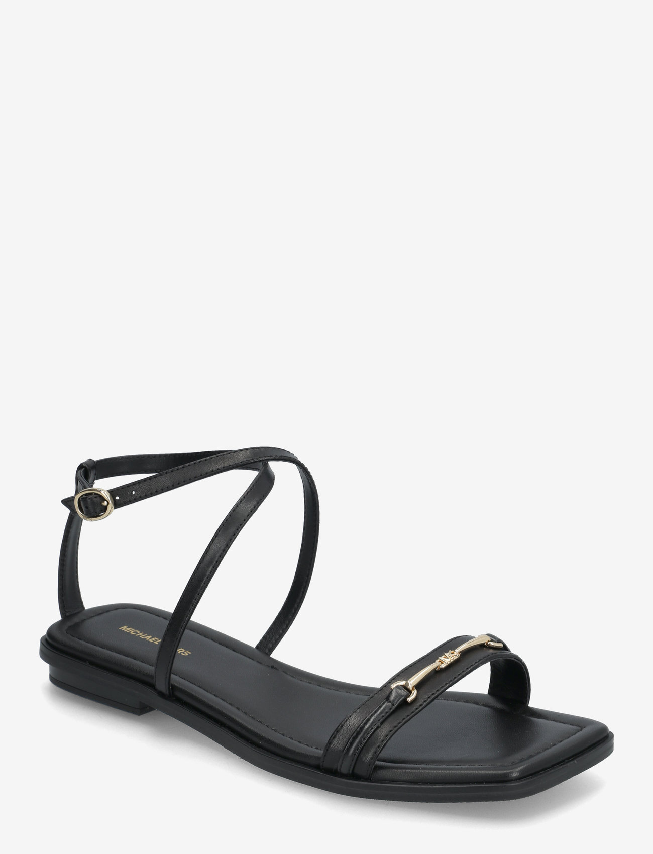 Michael Kors - LENA FLAT SANDAL - platta sandaler - black - 0
