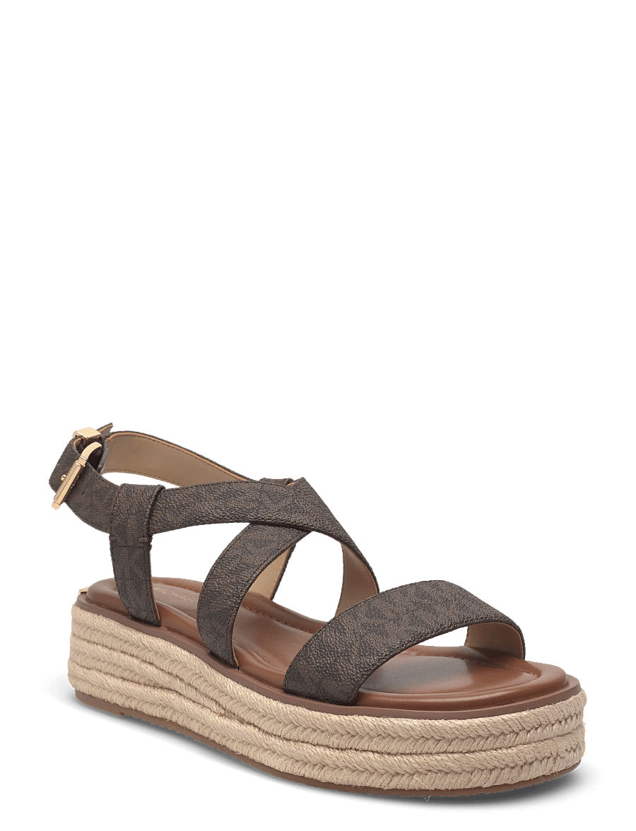 Michael Kors - WEDGE - højhælede espadrillos - brown - 0
